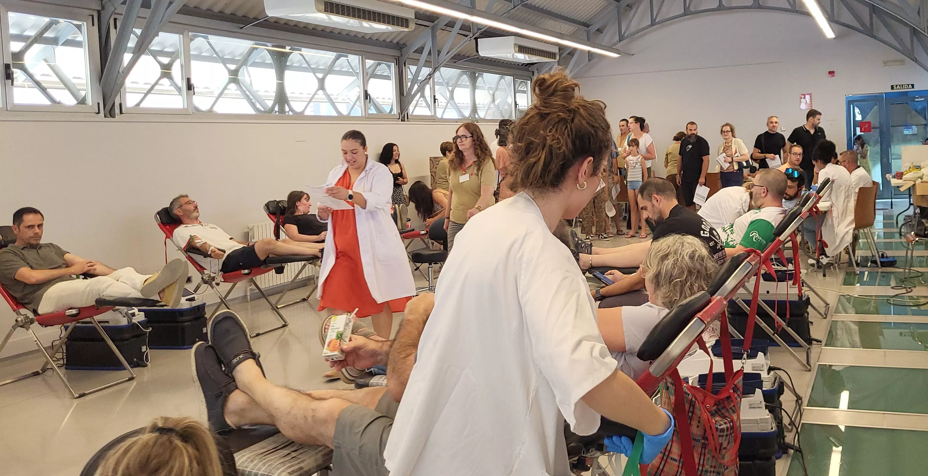 Segundo Prelaurentis Solidario de donación de sangre. Foto Mercedes Manterola