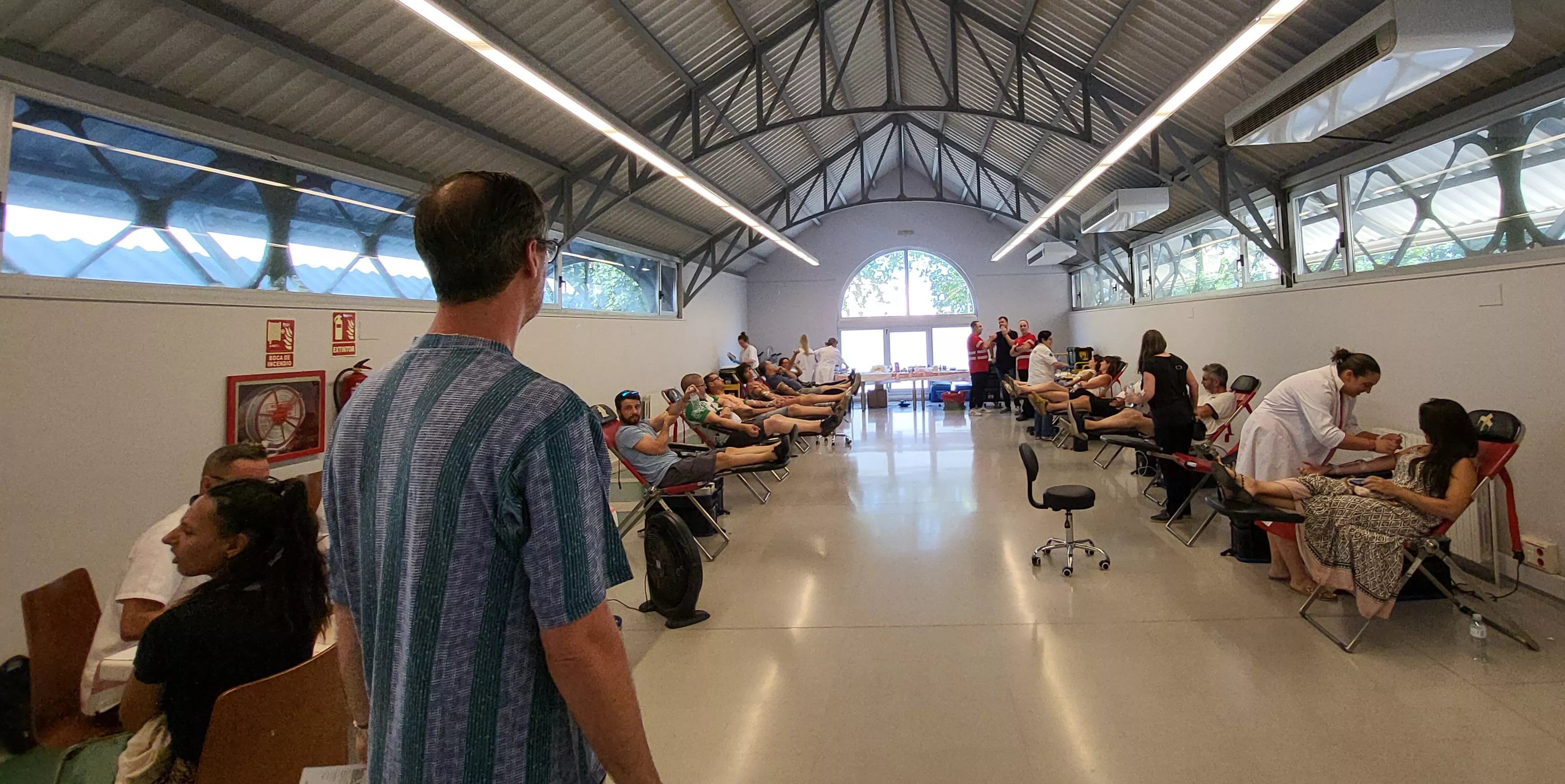 Segundo Prelaurentis Solidario de donación de sangre. Foto Mercedes Manterola