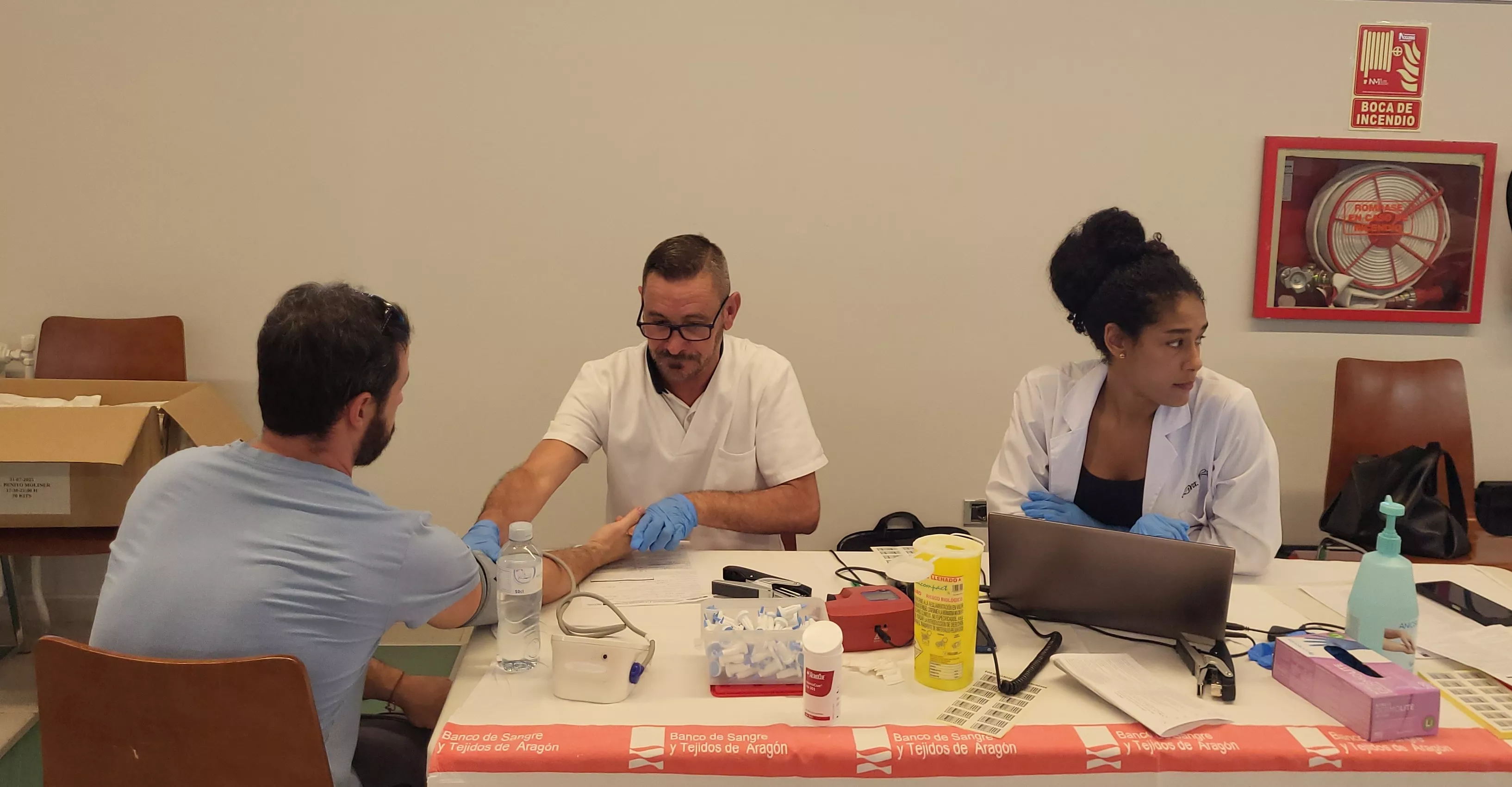 Segundo Prelaurentis Solidario de donación de sangre. Foto Mercedes Manterola