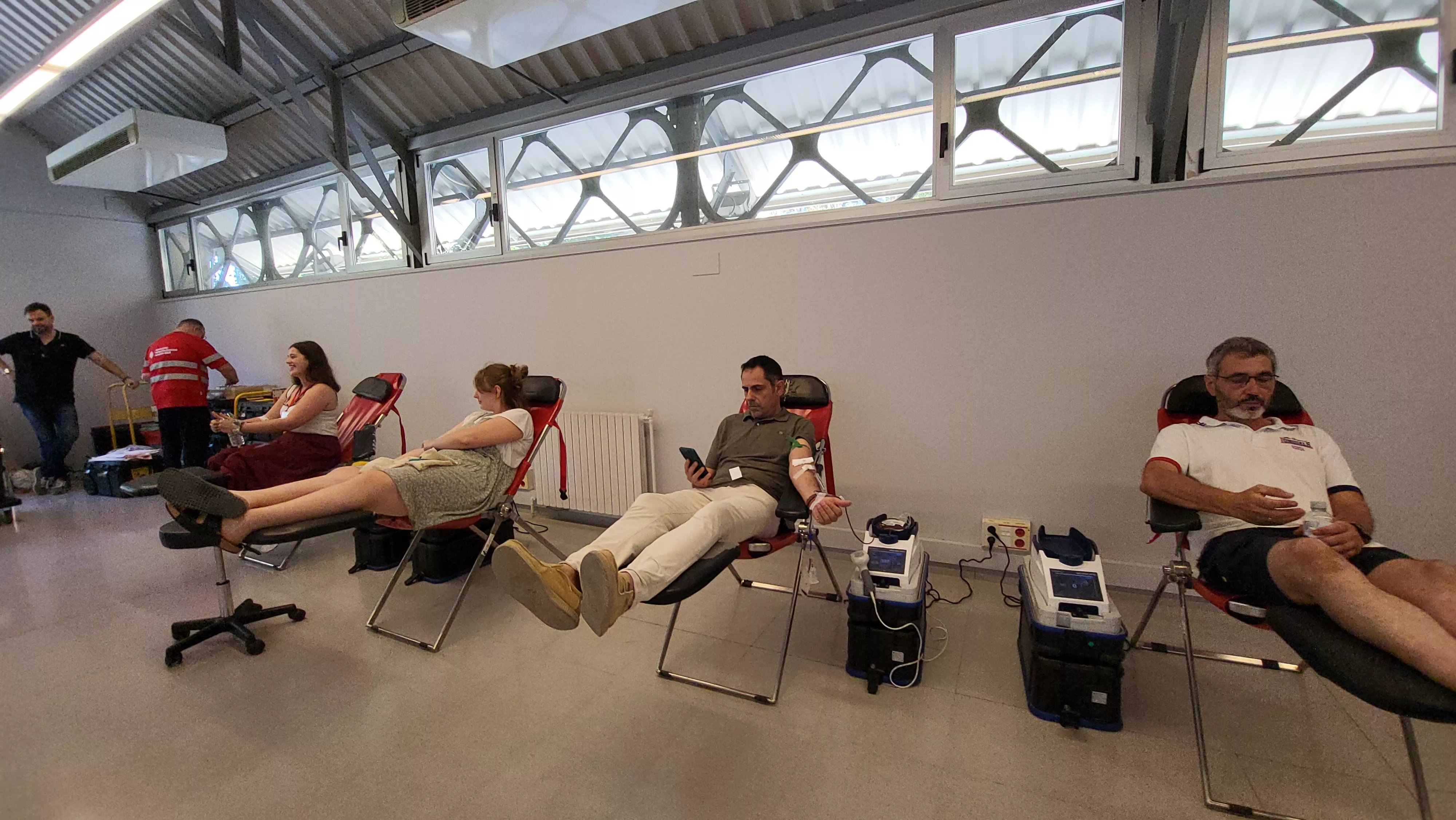 Segundo Prelaurentis Solidario de donación de sangre. Foto Mercedes Manterola