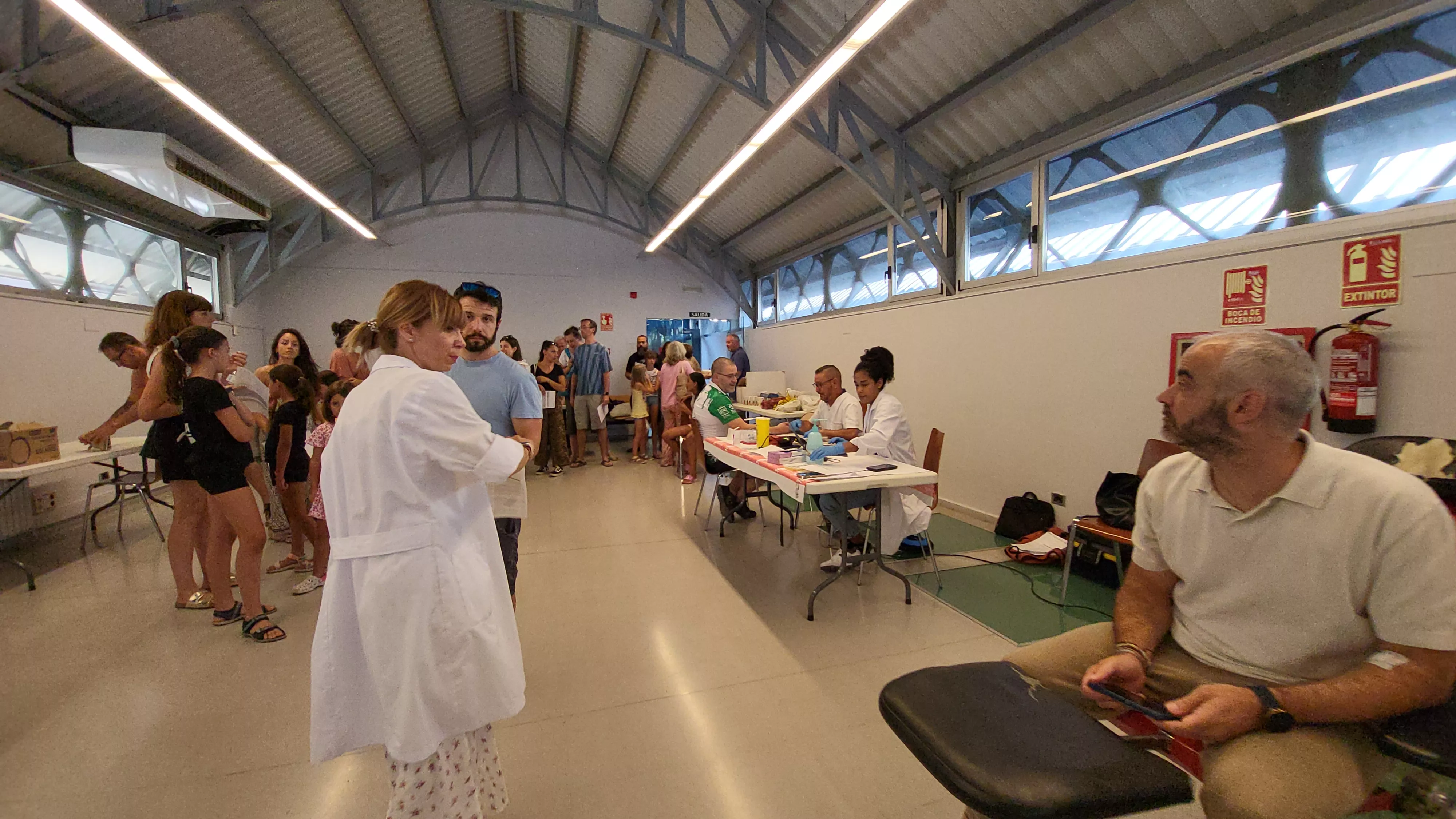 Segundo Prelaurentis Solidario de donación de sangre. Foto Mercedes Manterola