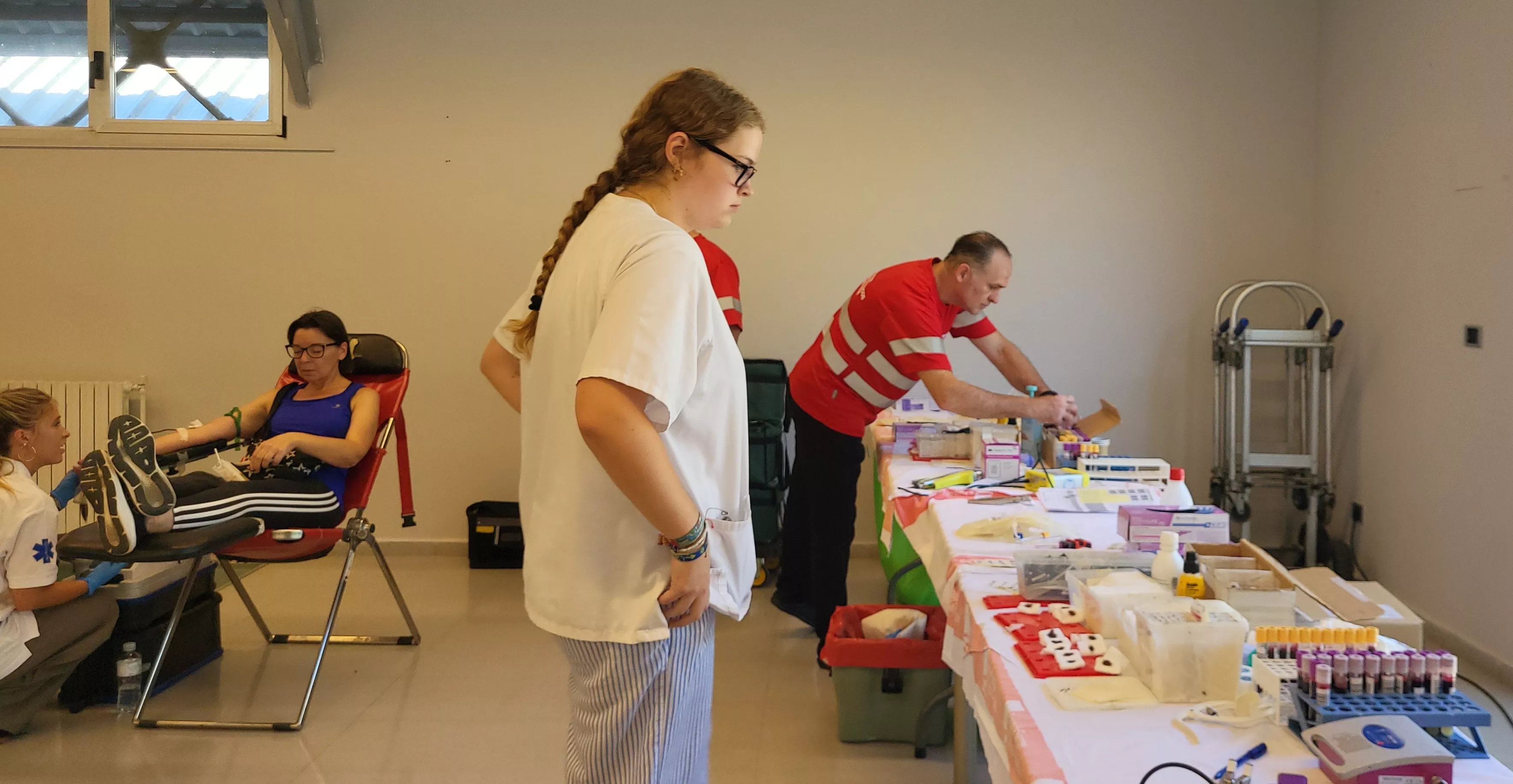 Segundo Prelaurentis Solidario de donación de sangre. Foto Mercedes Manterola