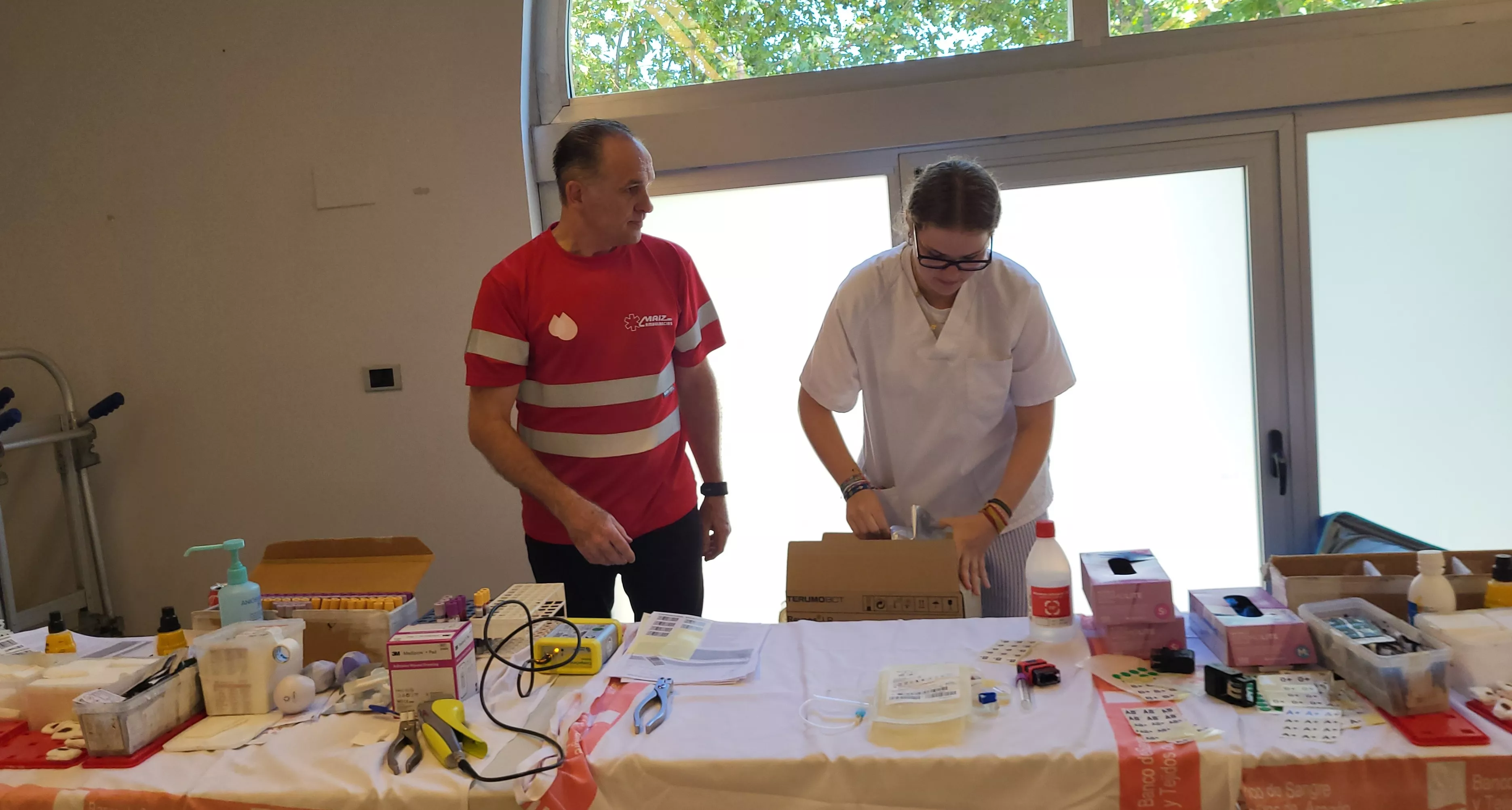 Segundo Prelaurentis Solidario de donación de sangre. Foto Mercedes Manterola