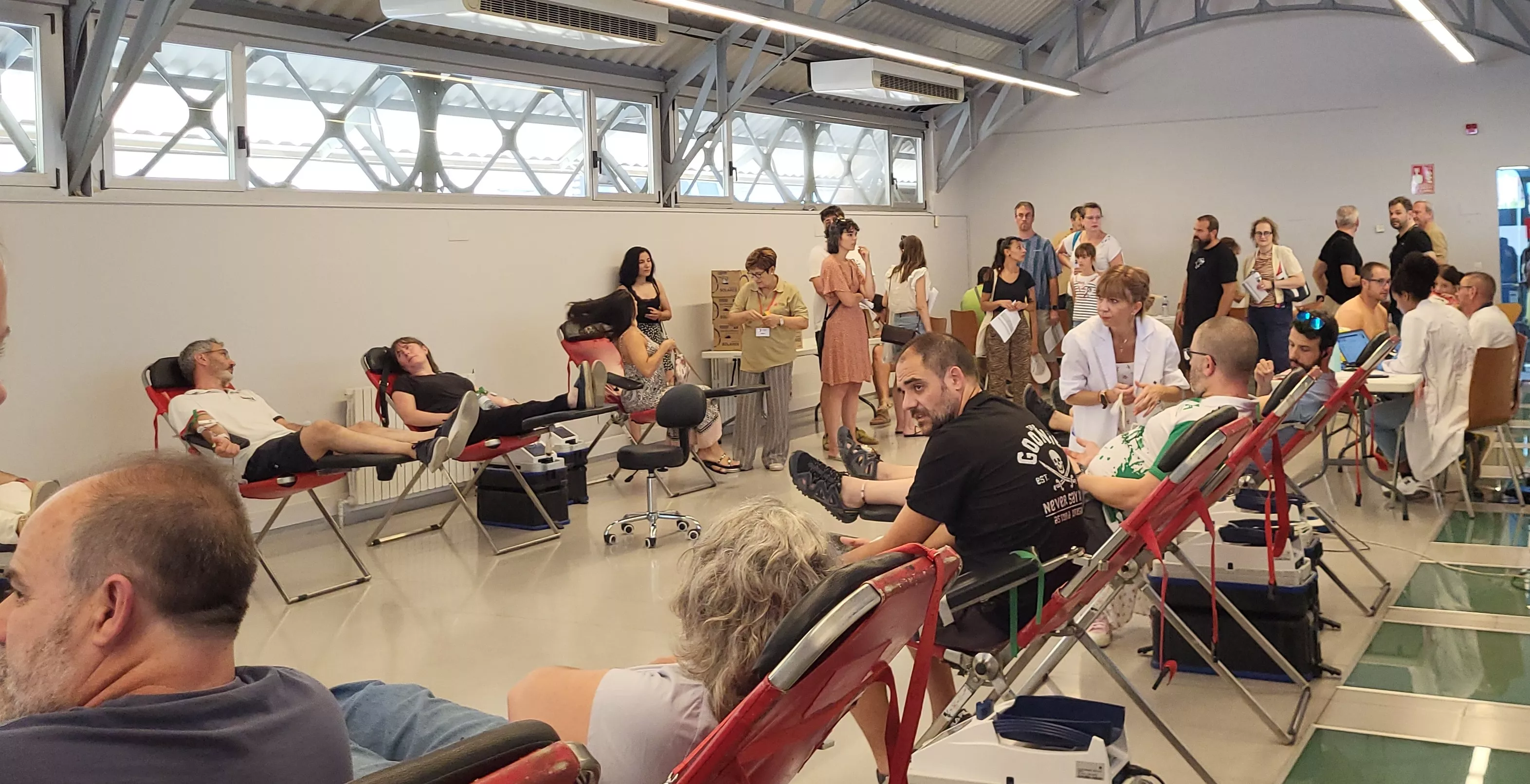 Segundo Prelaurentis Solidario de donación de sangre. Foto Mercedes Manterola