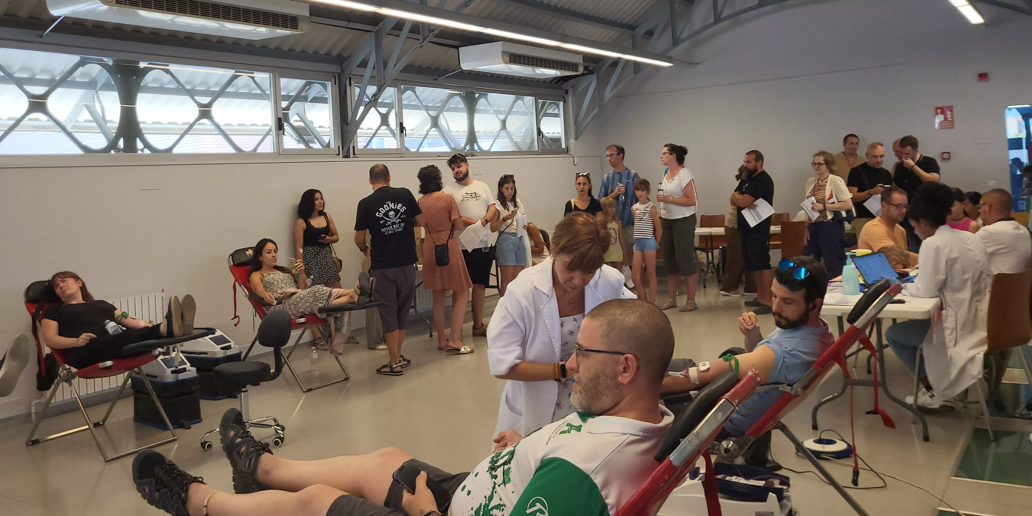 Segundo Prelaurentis Solidario de donación de sangre. Foto Mercedes Manterola