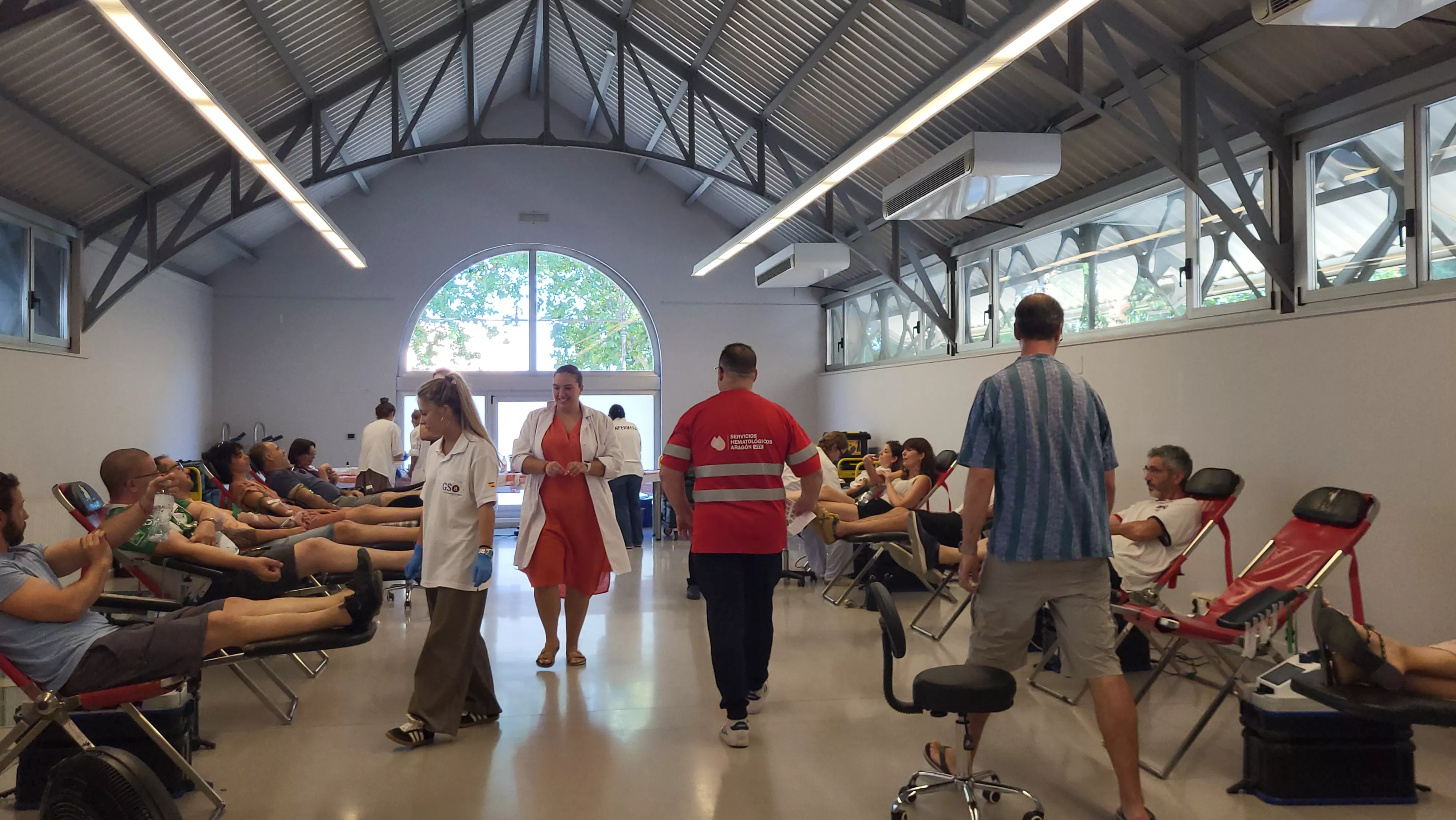 Segundo Prelaurentis Solidario de donación de sangre. Foto Mercedes Manterola