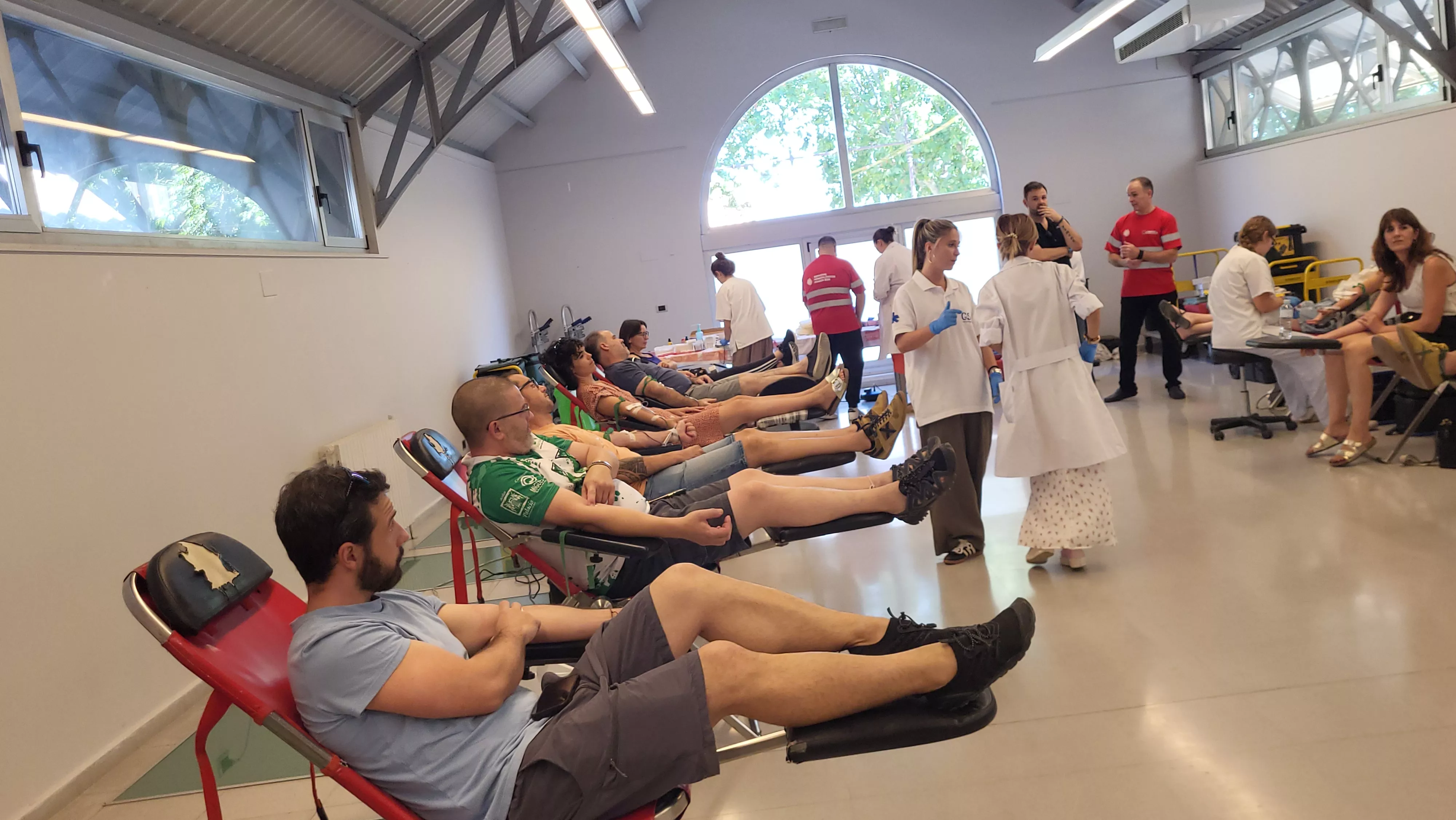 Segundo Prelaurentis Solidario de donación de sangre. Foto Mercedes Manterola