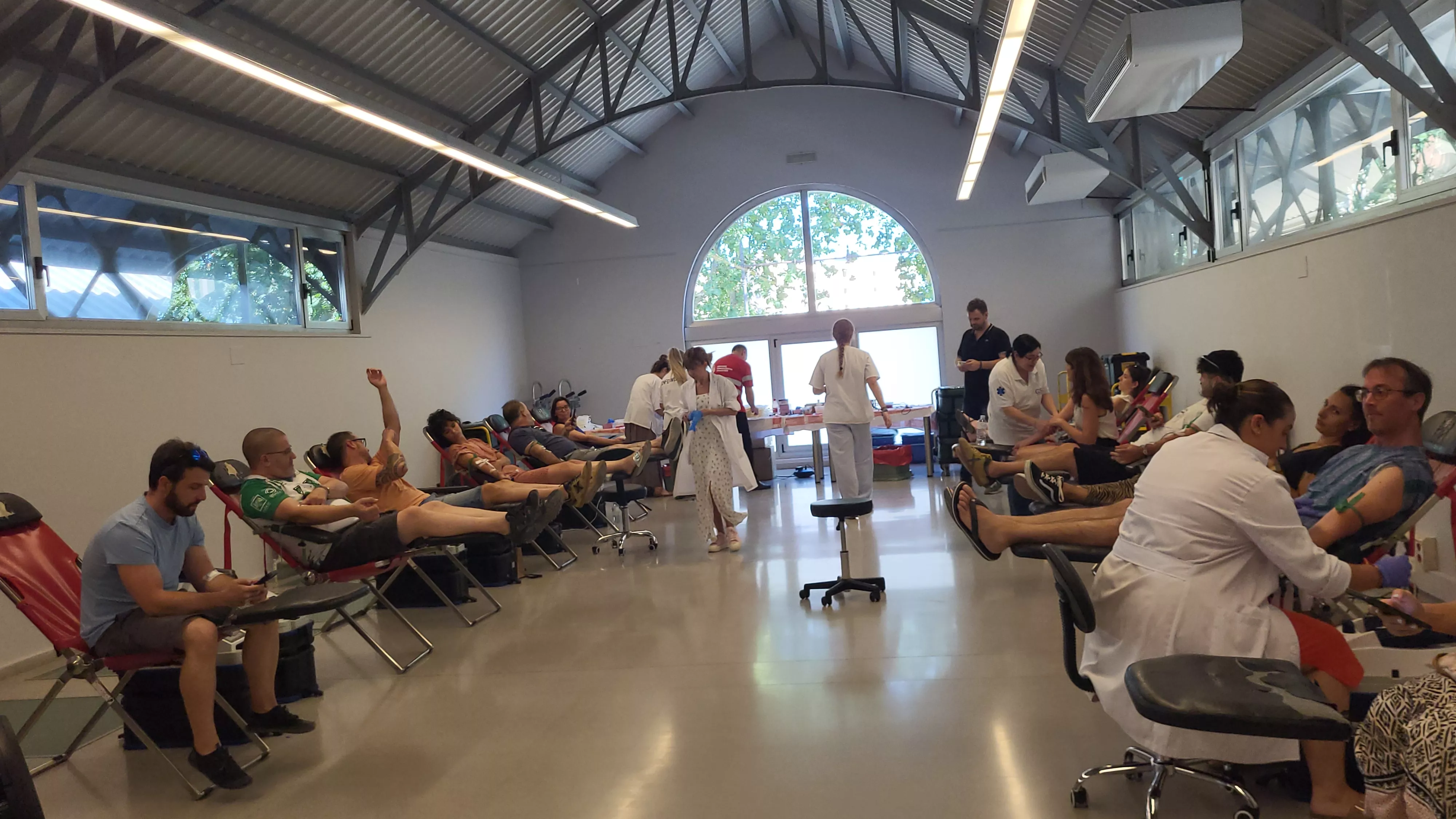 Segundo Prelaurentis Solidario de donación de sangre. Foto Mercedes Manterola