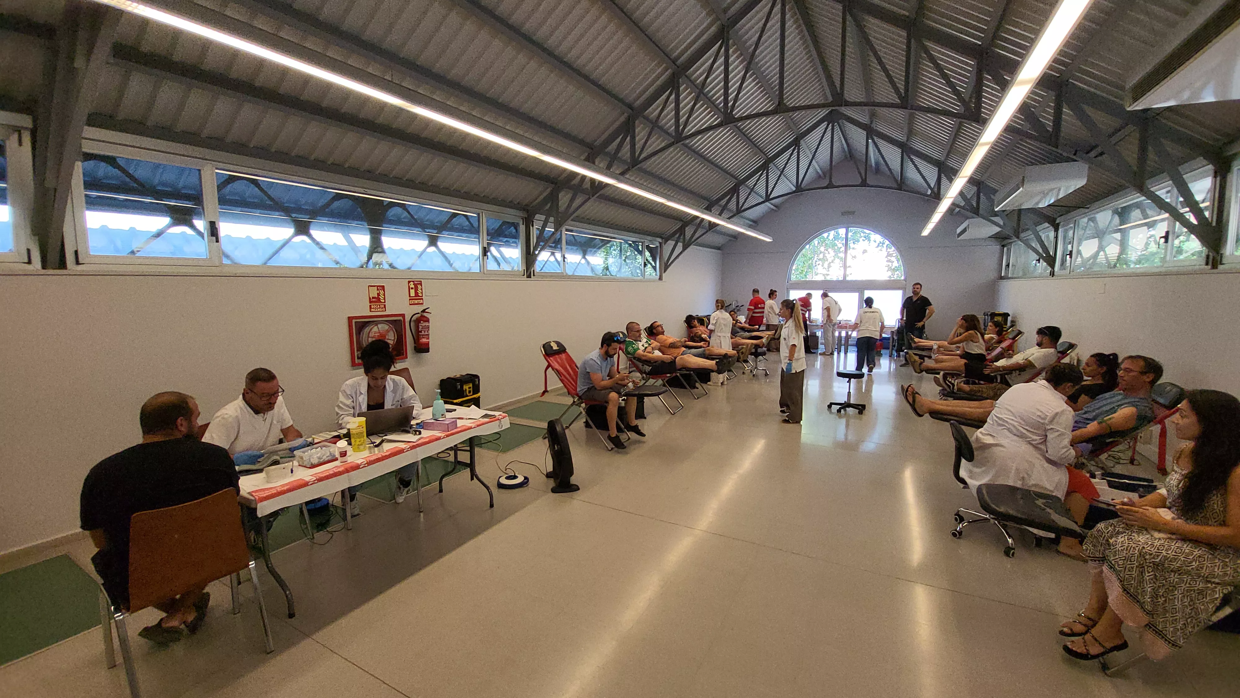 Segundo Prelaurentis Solidario de donación de sangre. Foto Mercedes Manterola