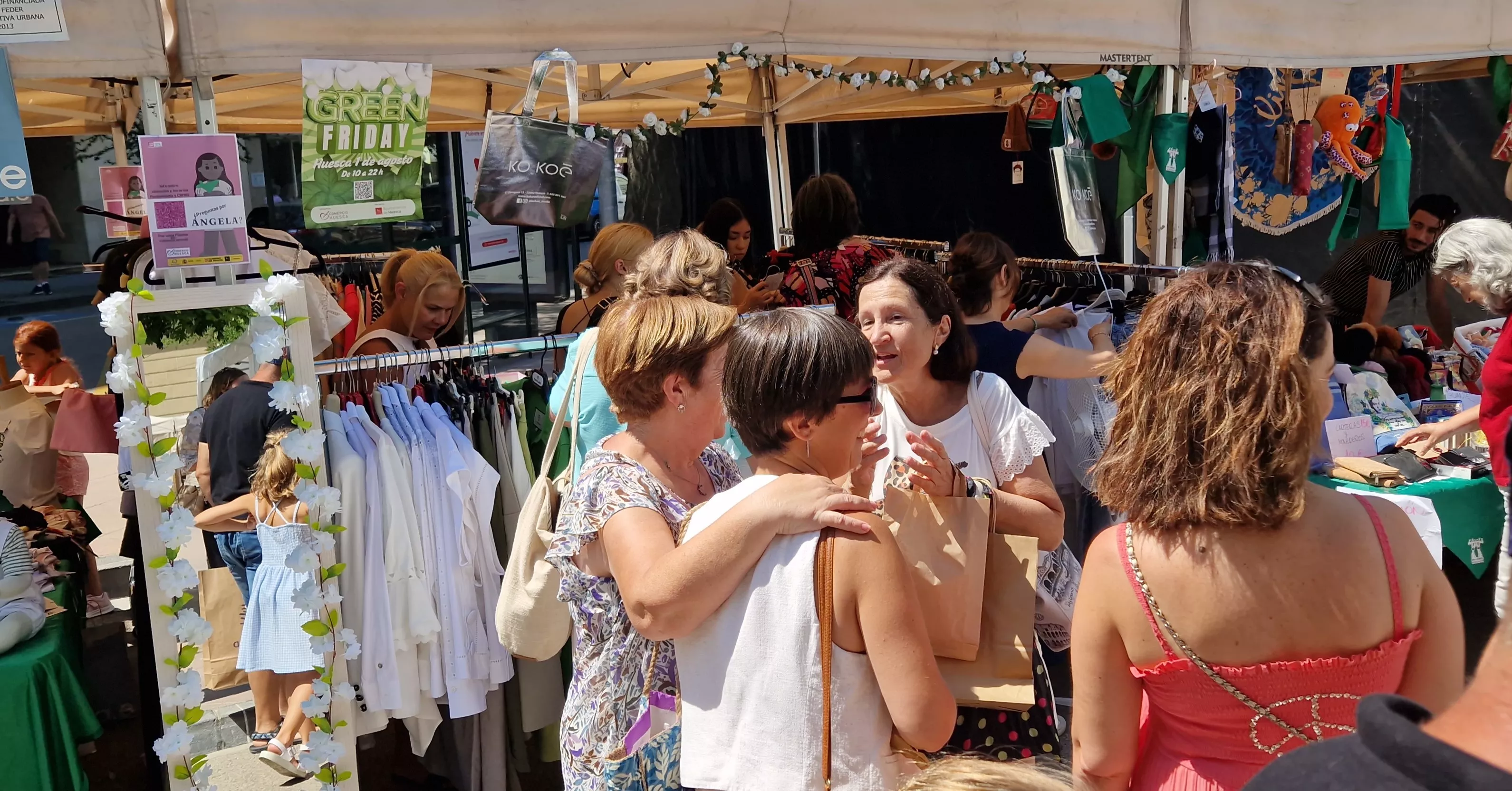 Green Friday 2025 en Huesca con gran animación. Foto Myriam Martínez