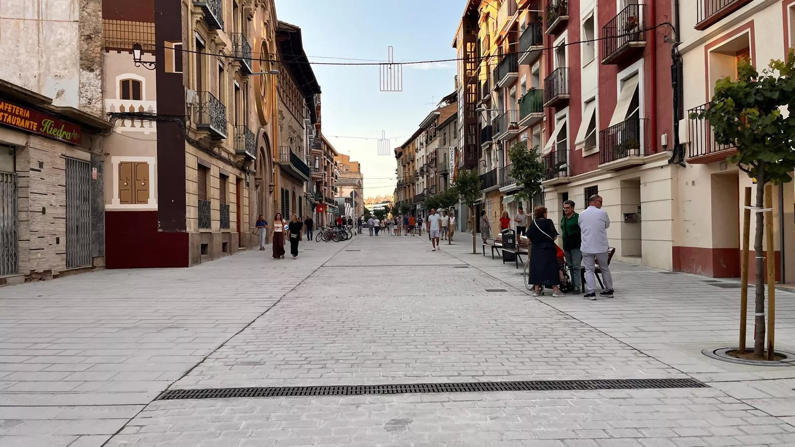 Coso Alto tras las obras de remodelación. Foto Mercedes Manterola