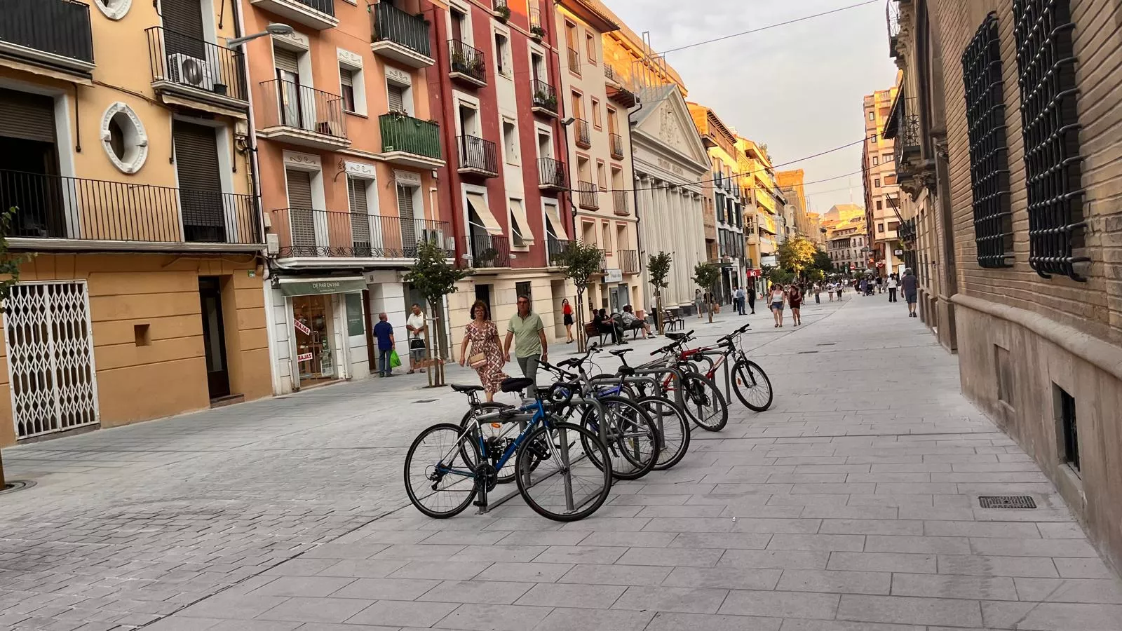 Coso Alto tras las obras de remodelación. Foto Mercedes Manterola