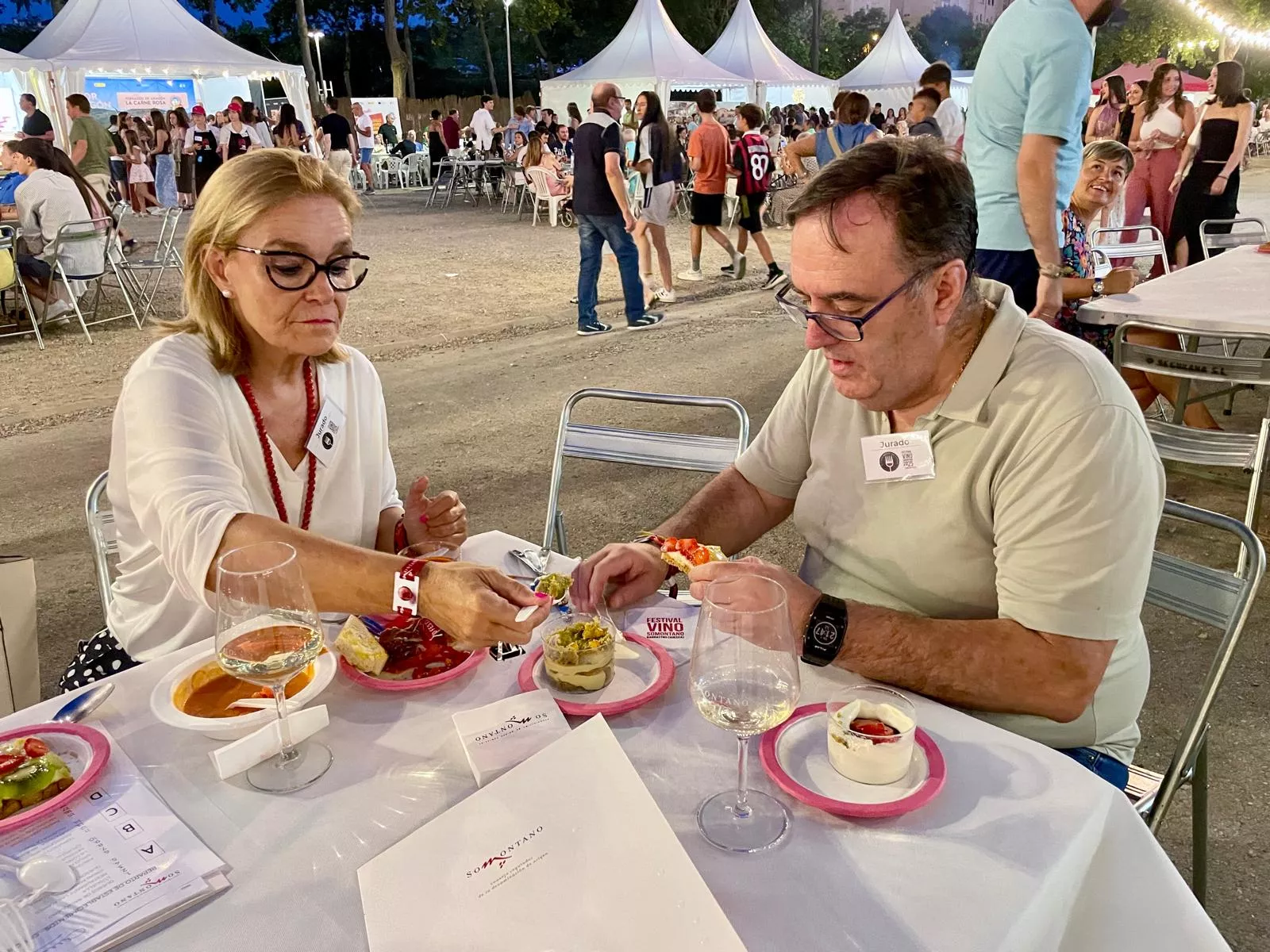 Muestra del Festival Vino Somontano en Barbastro