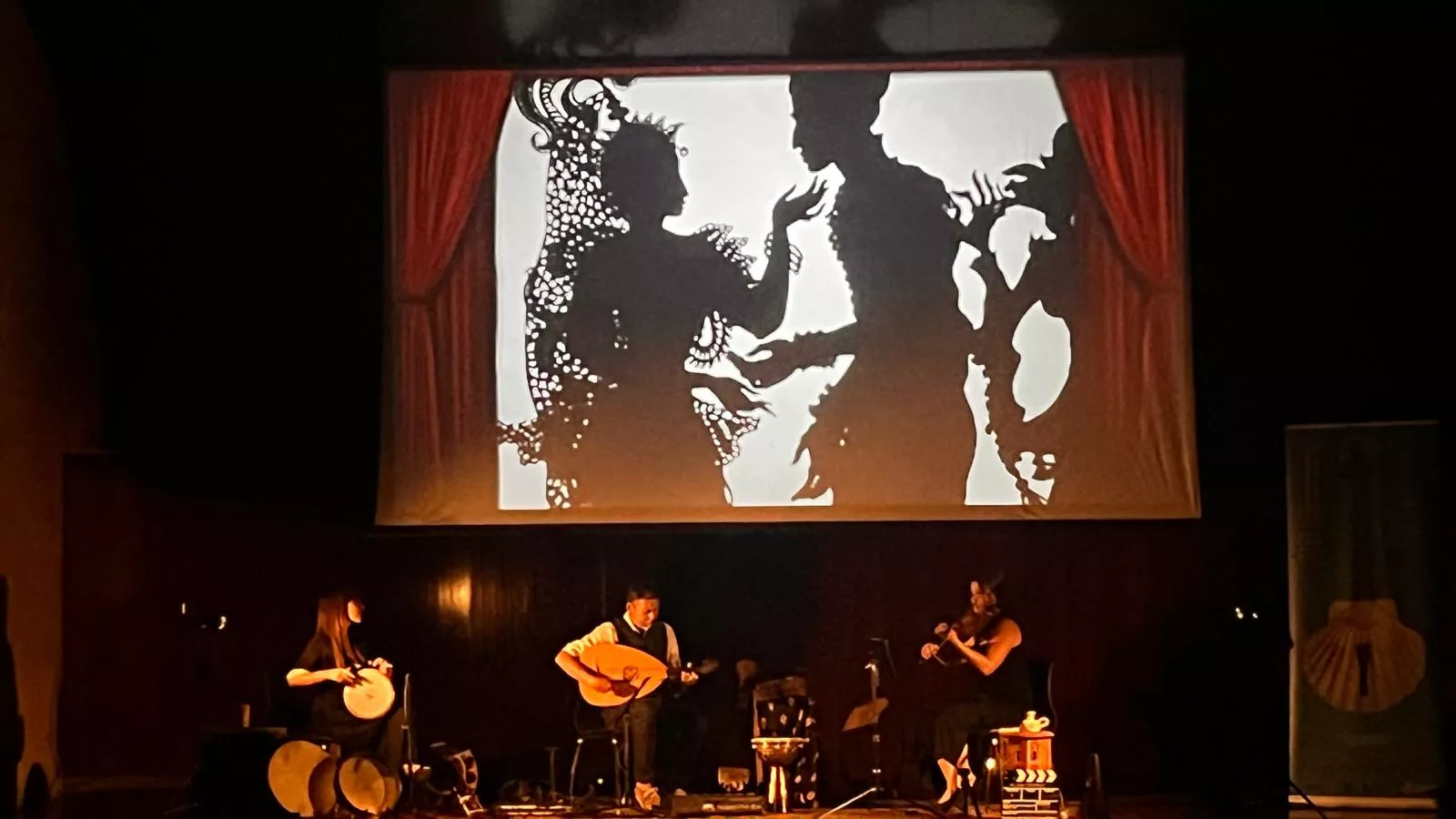 Espectáculo Musicinemas en el XXXIV Festival Camino de Santiago. Foto Mercedes Manterola