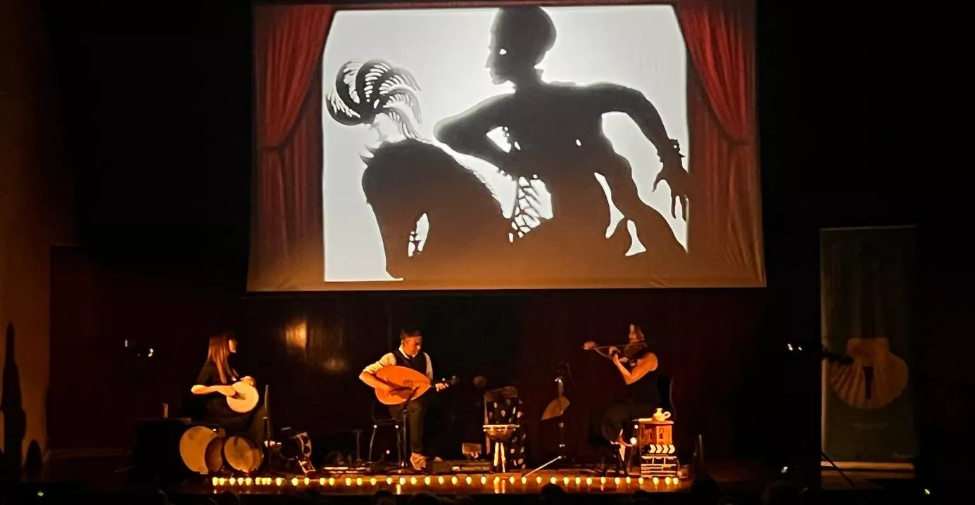 Espectáculo Musicinemas en el XXXIV Festival Camino de Santiago. Foto Mercedes Manterola