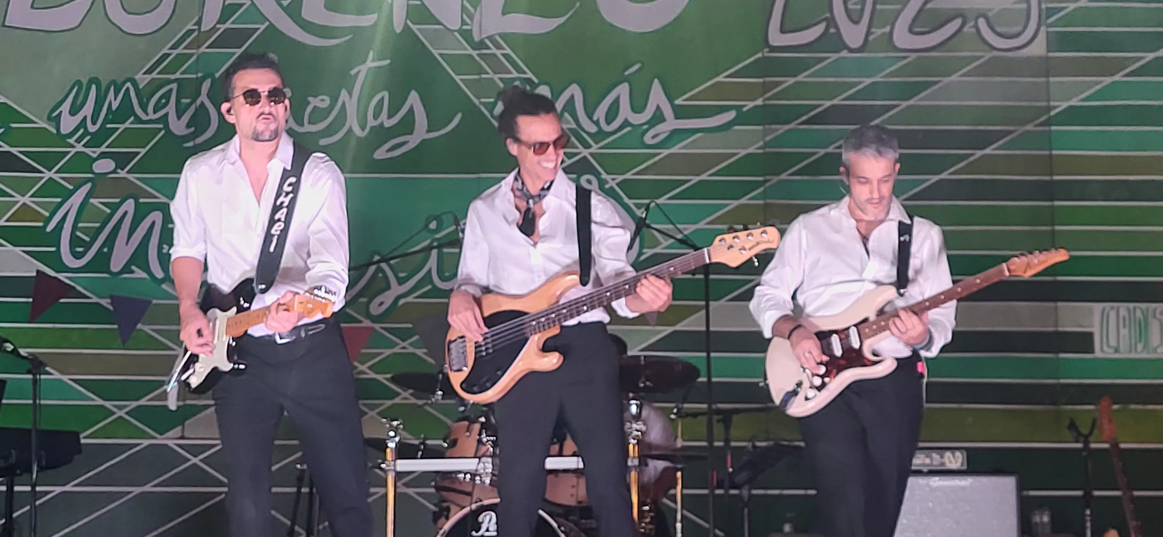 Concierto de Noe & The Bobifaces en la plaza López Allué. Foto Mercedes Manterola