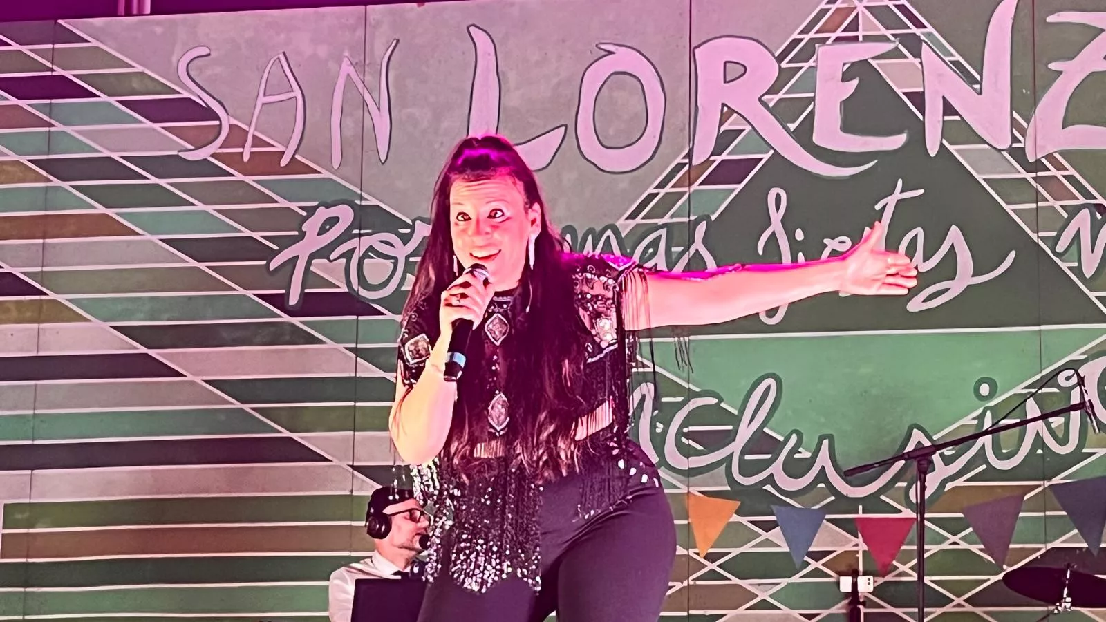 Concierto de Noe & The Bobifaces en la plaza López Allué. Foto Mercedes Manterola