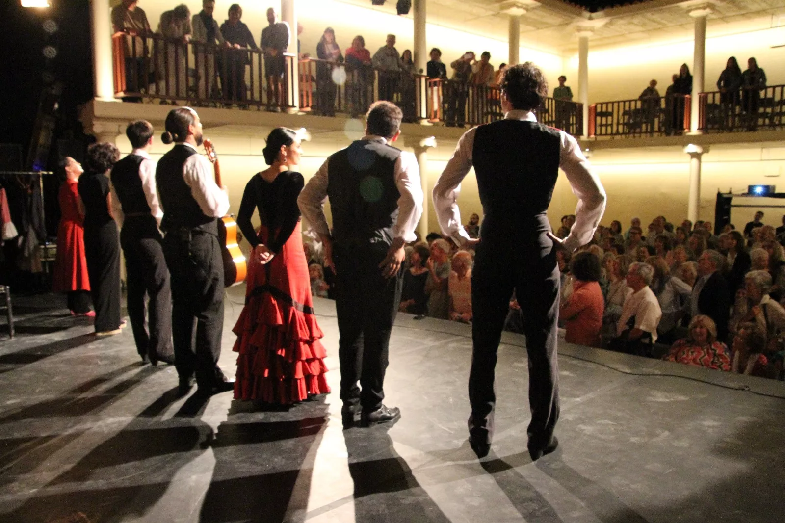 La compañía Antonio Gades en el Corral de Comedias de Robres. Foto Carlos Neofato