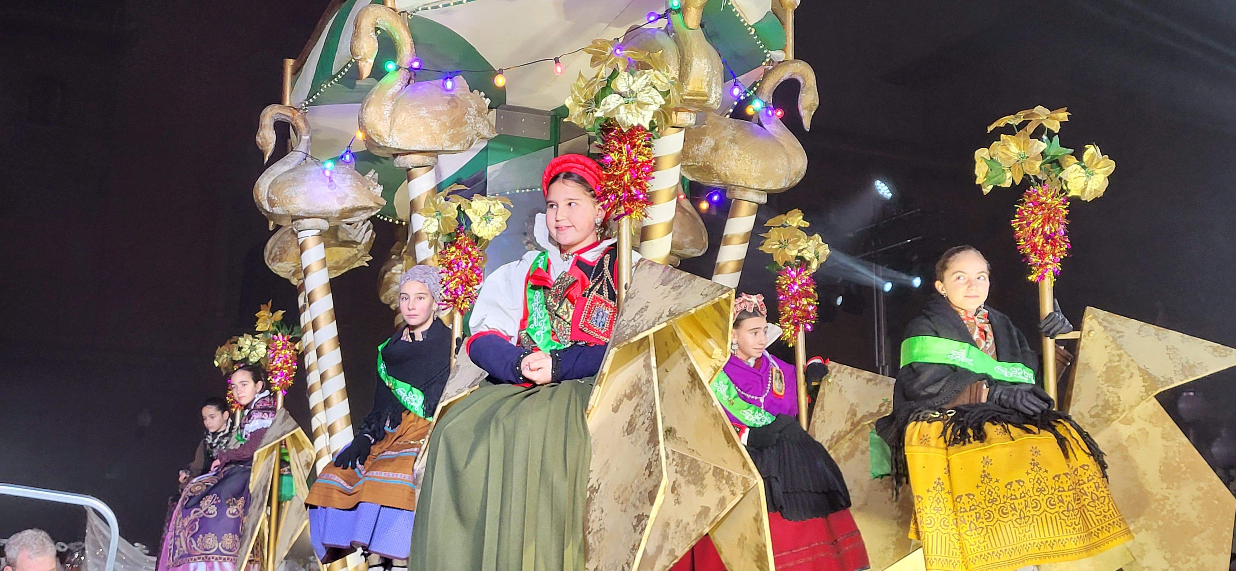 Cabalgata de los Reyes Magos de Oriente en Huesca. Foto Mercedes Manterola