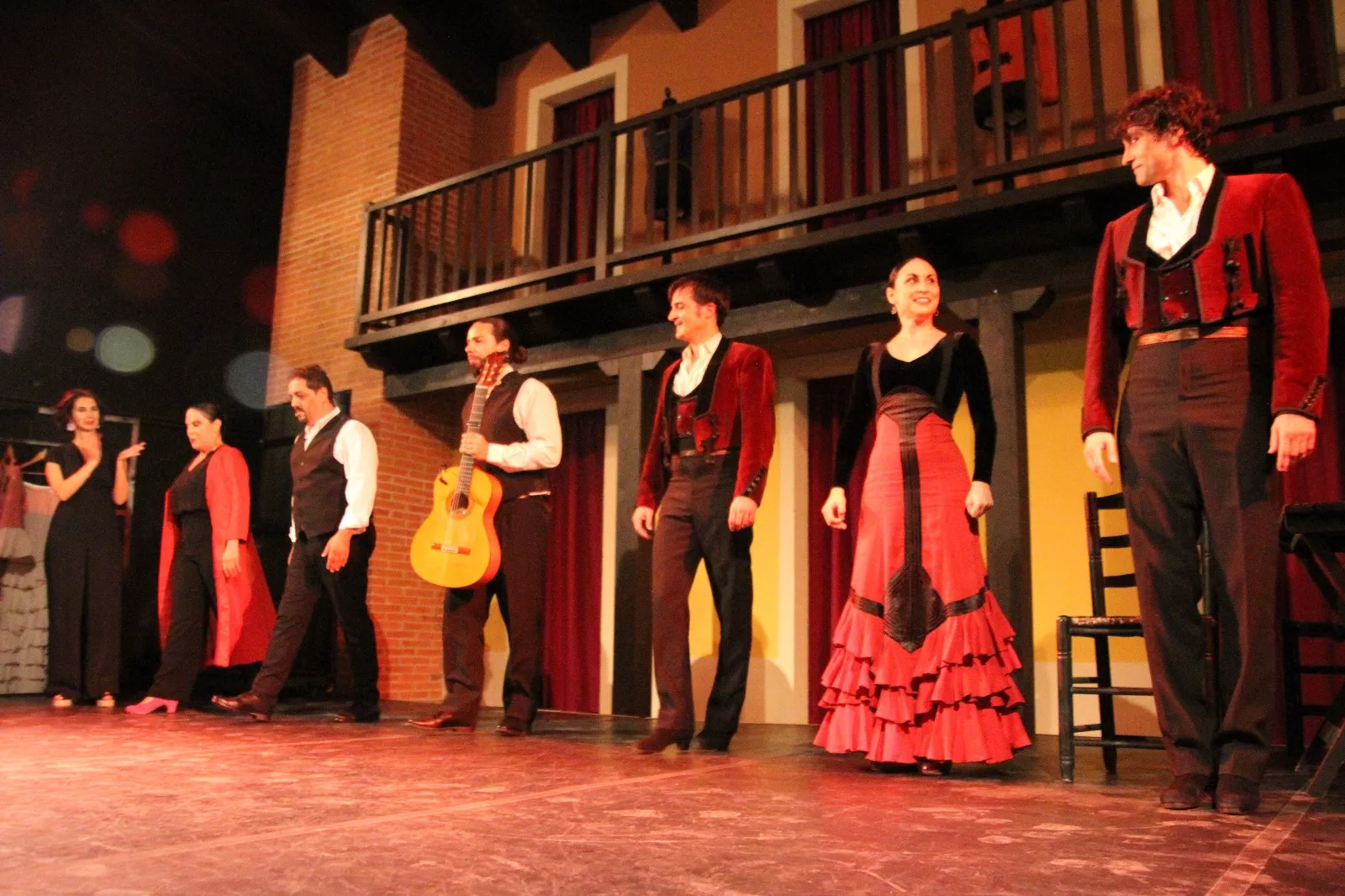 La compañía Antonio Gades en el Corral de Comedias de Robres. Foto Carlos Neofato