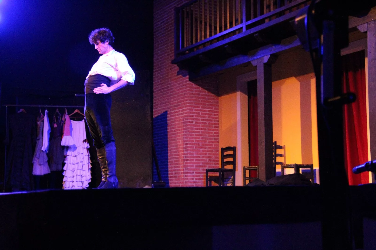 La compañía Antonio Gades en el Corral de Comedias de Robres. Foto Carlos Neofato