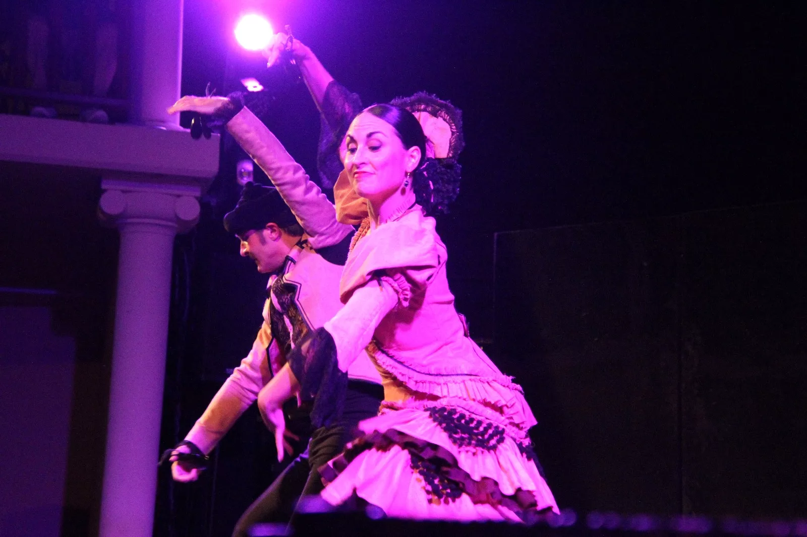 La compañía Antonio Gades en el Corral de Comedias de Robres. Foto Carlos Neofato