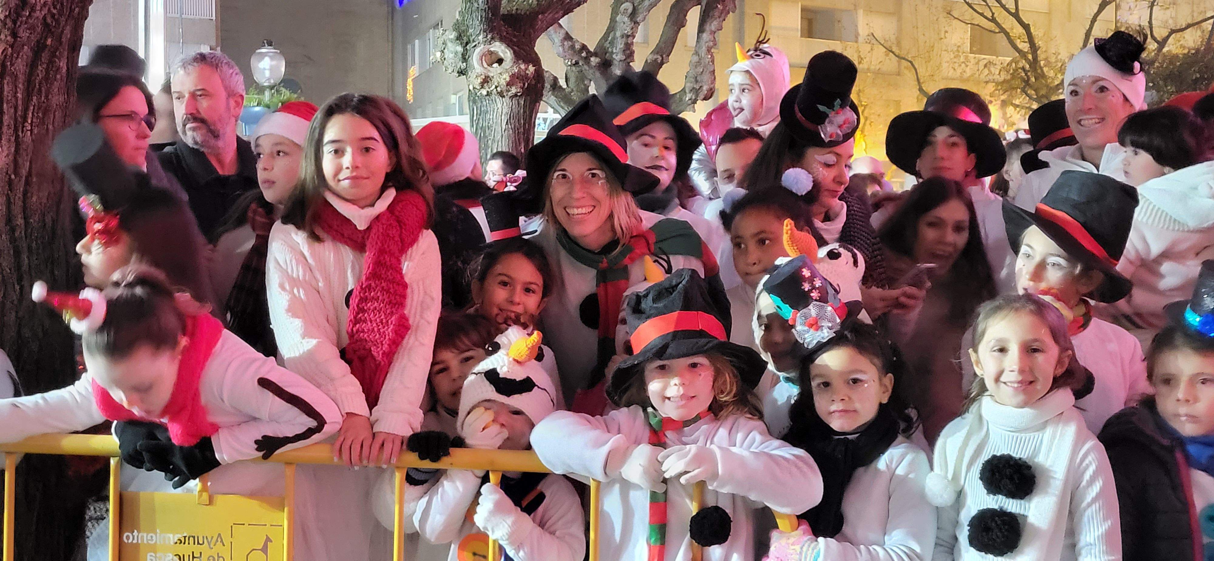 Cabalgata de los Reyes Magos de Oriente en Huesca. Foto Mercedes Manterola