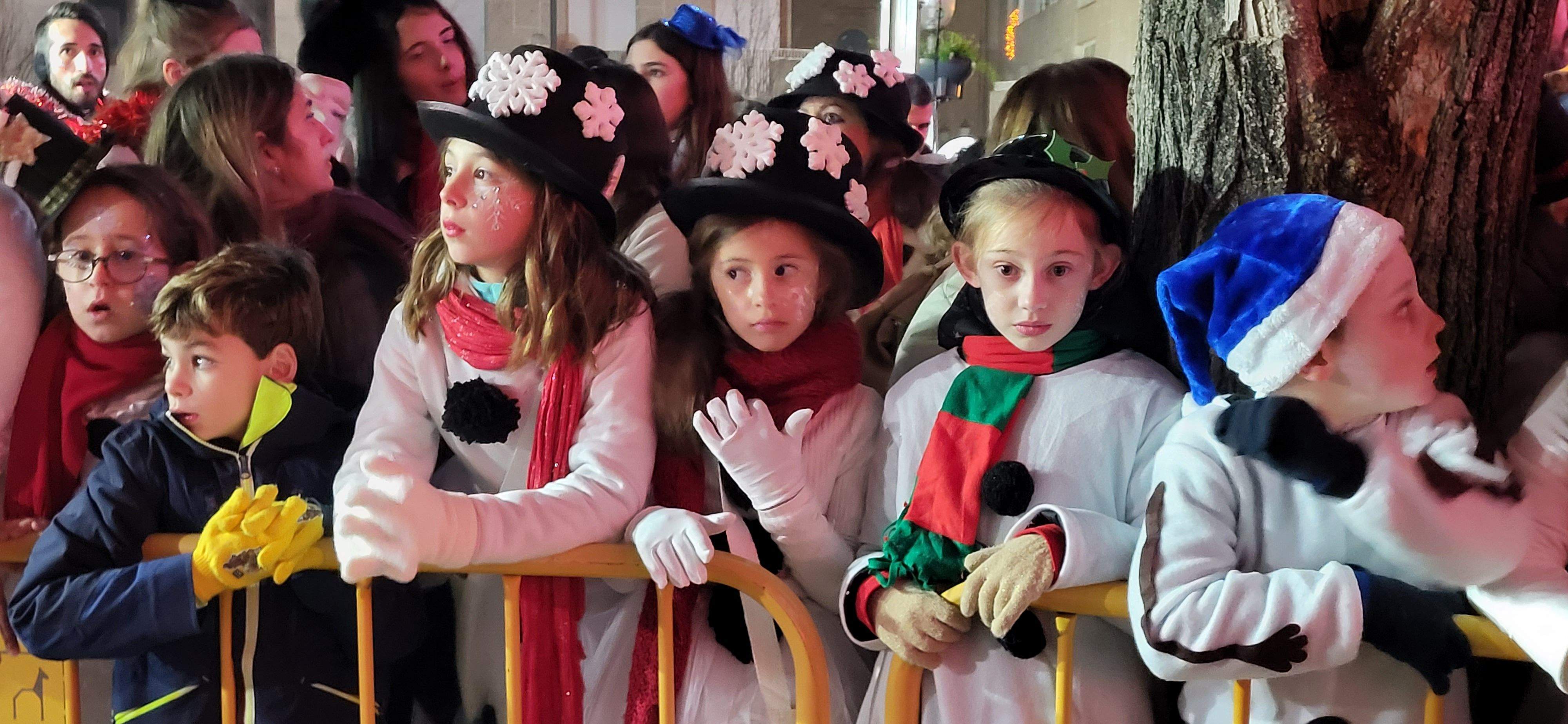Cabalgata de los Reyes Magos de Oriente en Huesca. Foto Mercedes Manterola