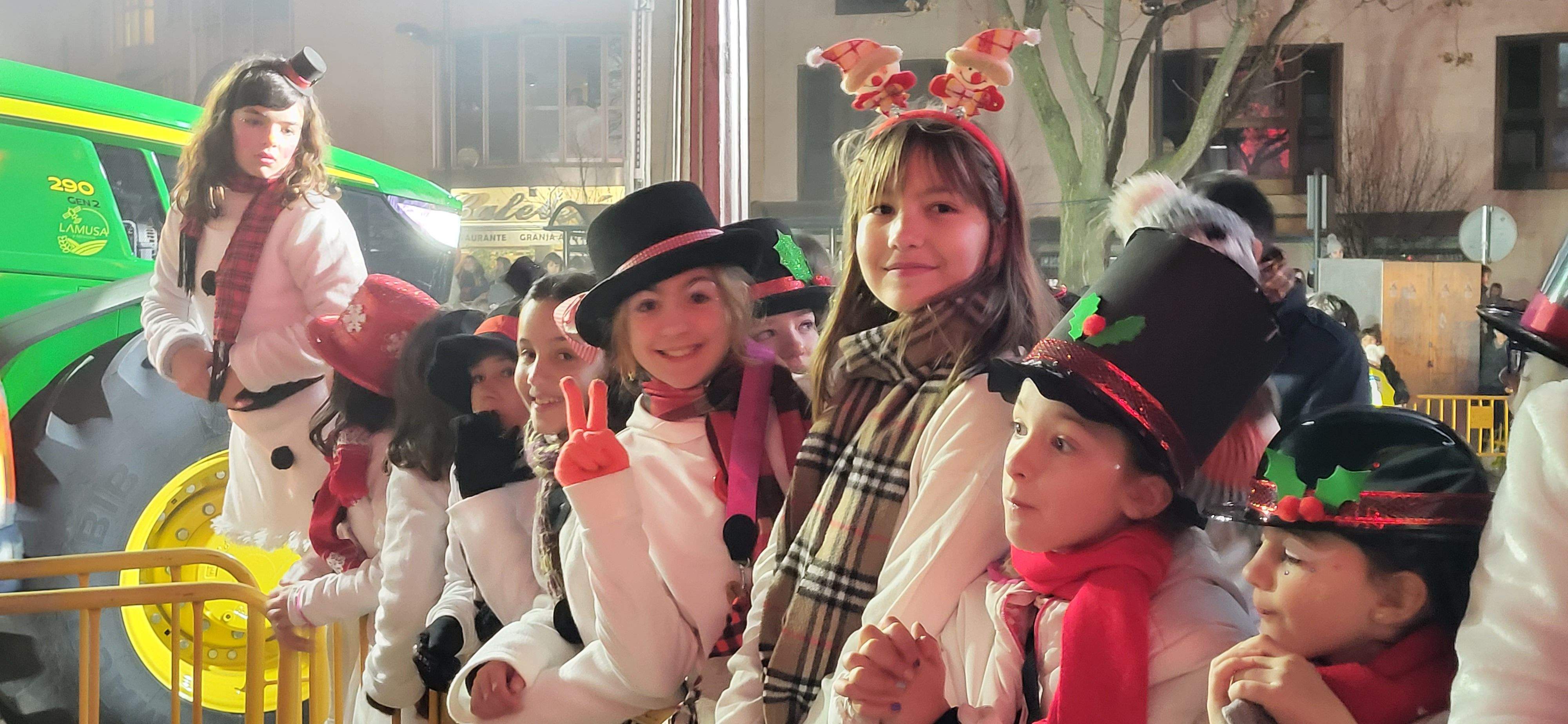 Cabalgata de los Reyes Magos de Oriente en Huesca. Foto Mercedes Manterola
