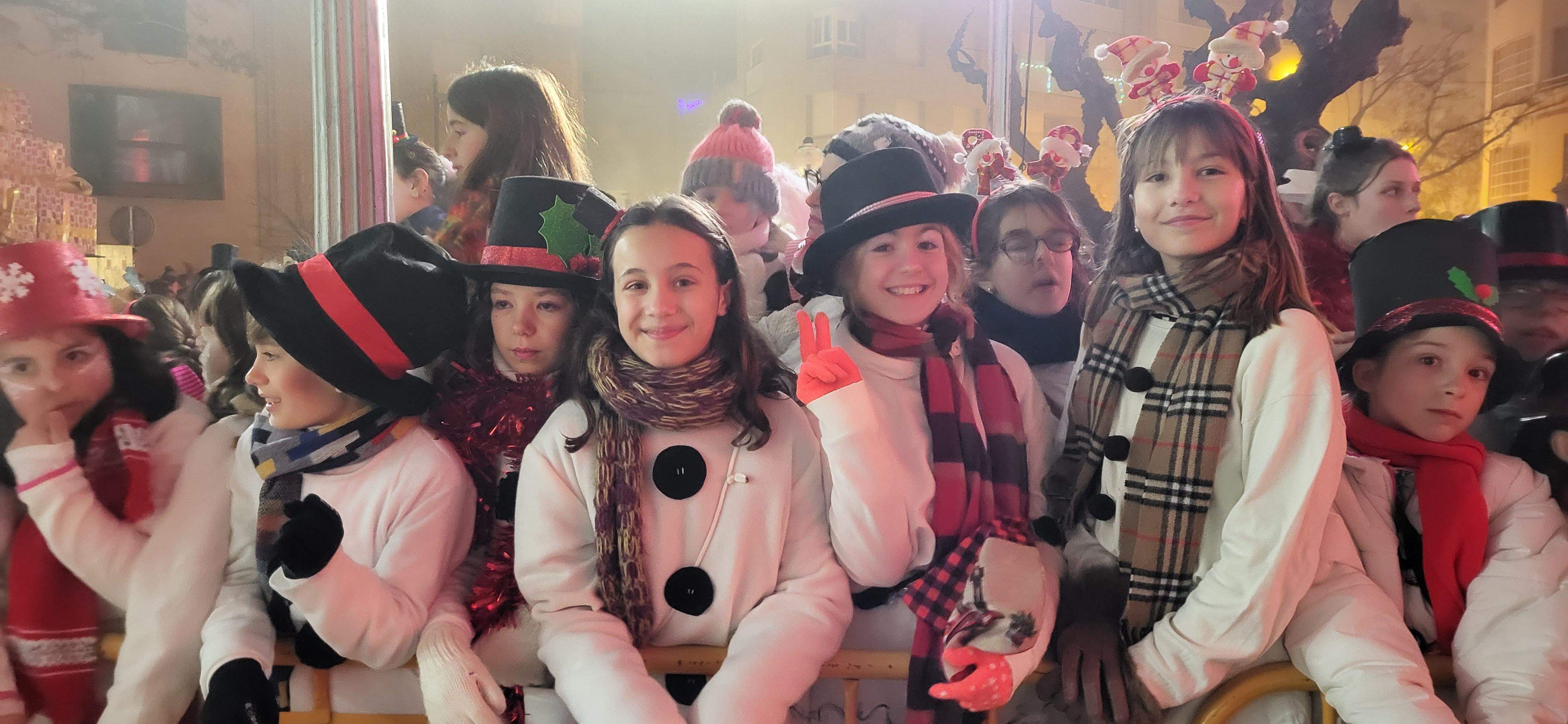 Cabalgata de los Reyes Magos de Oriente en Huesca. Foto Mercedes Manterola