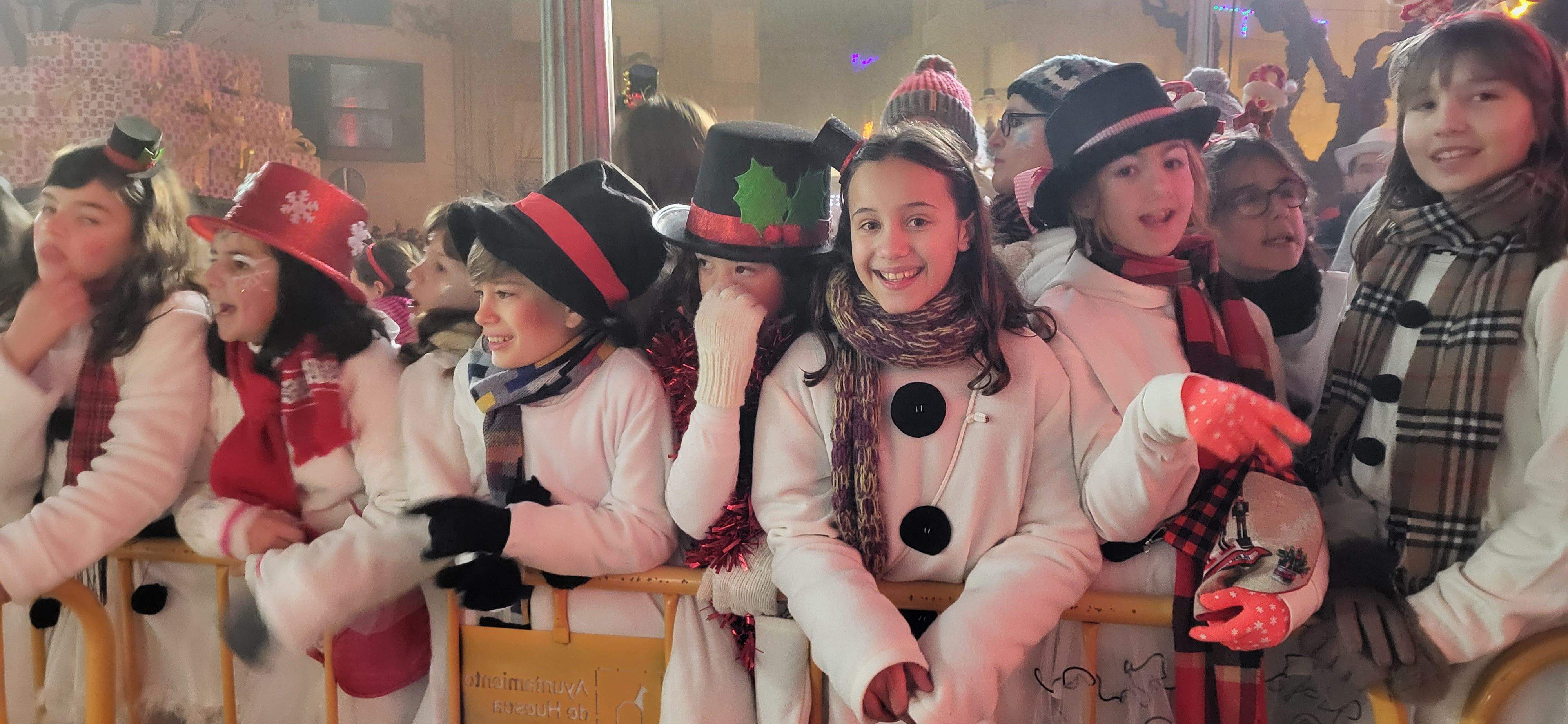 Cabalgata de los Reyes Magos de Oriente en Huesca. Foto Mercedes Manterola