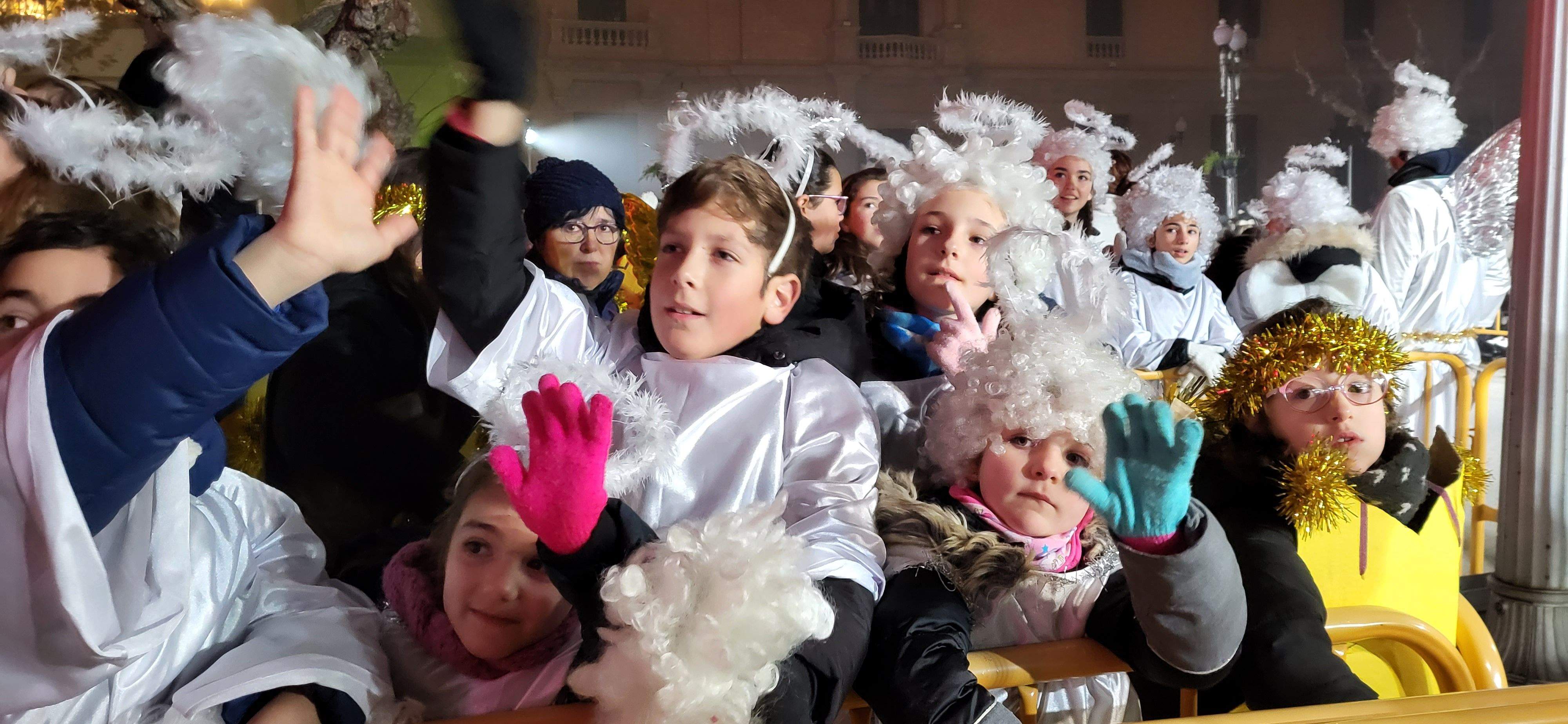 Cabalgata de los Reyes Magos de Oriente en Huesca. Foto Mercedes Manterola