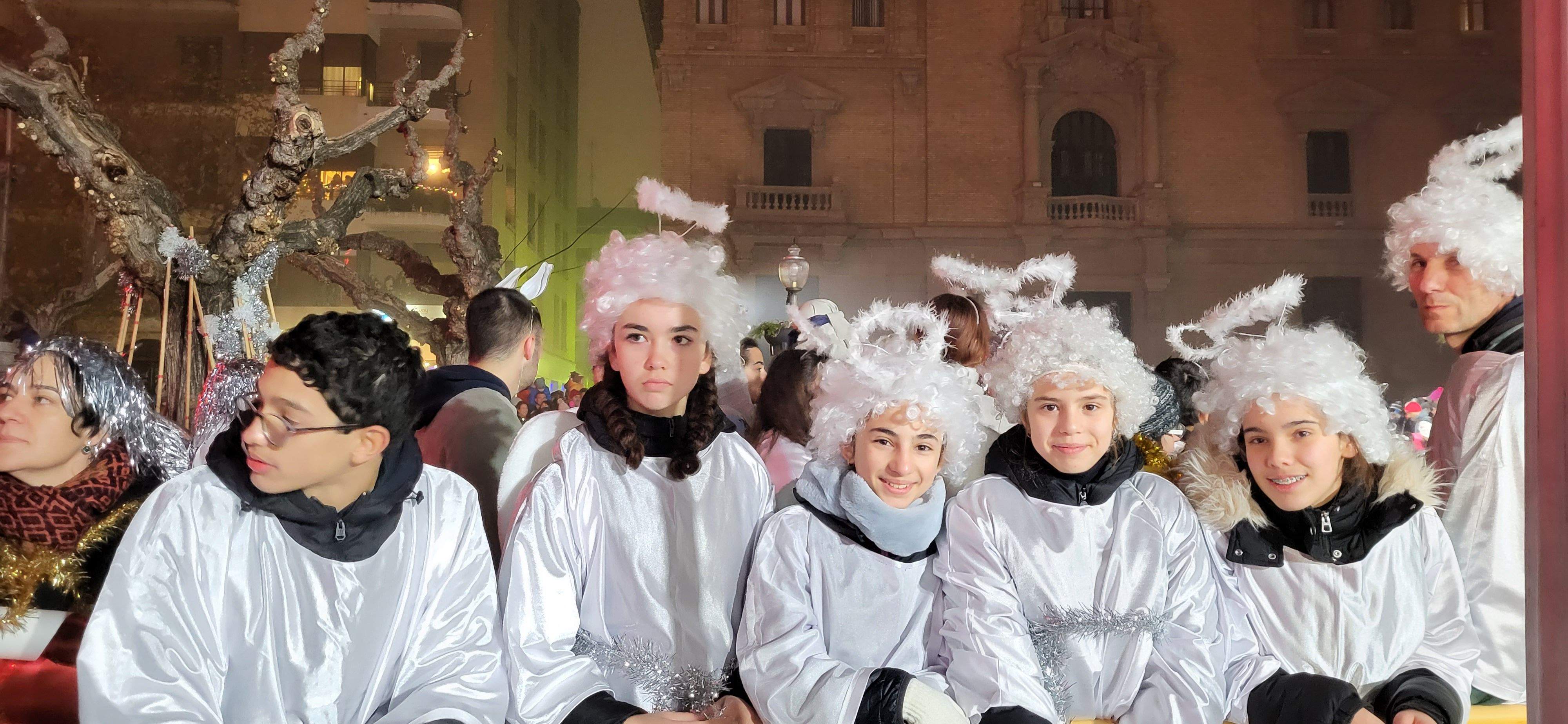 Cabalgata de los Reyes Magos de Oriente en Huesca. Foto Mercedes Manterola
