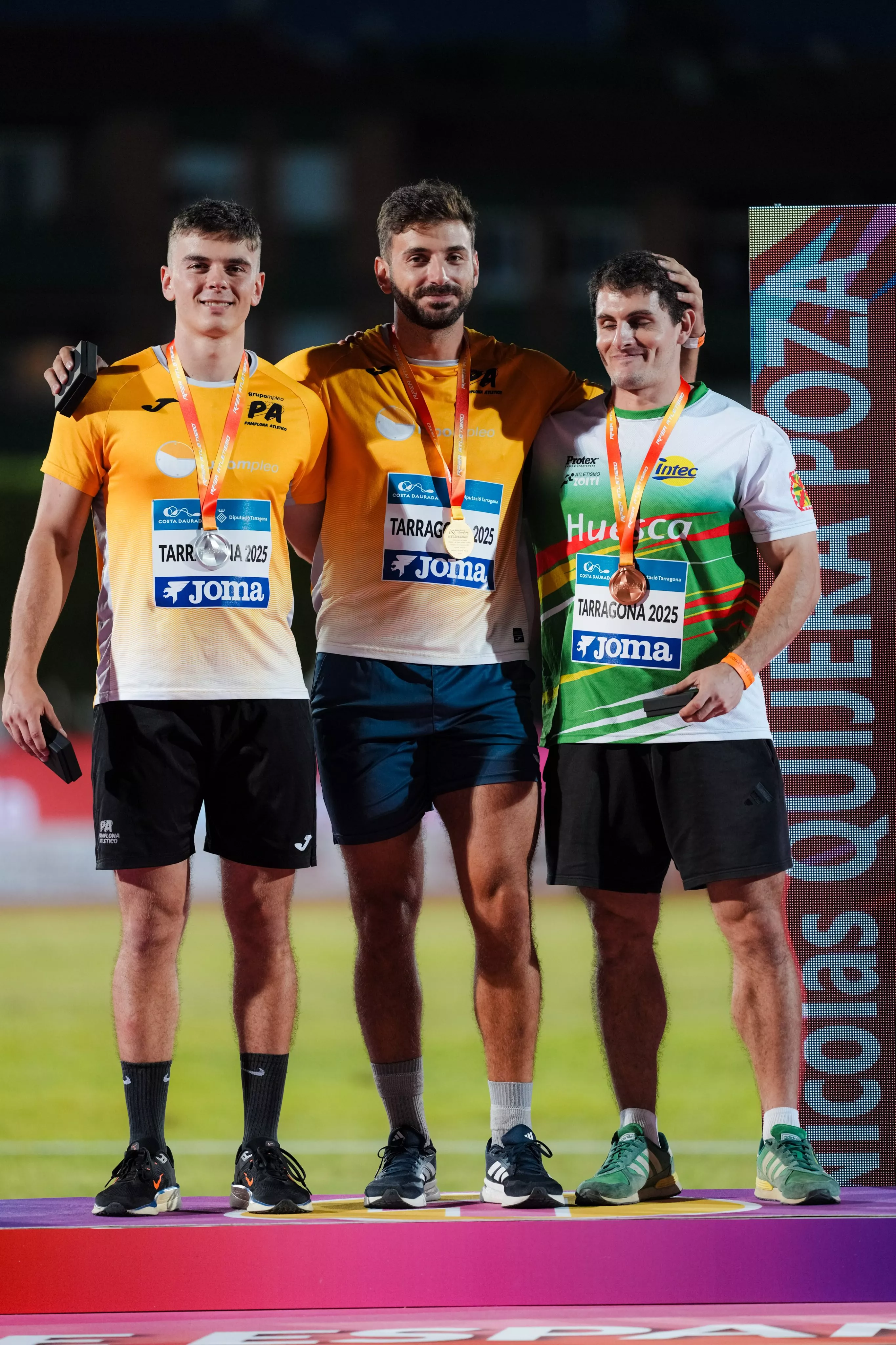 Podio de Jorge Franco