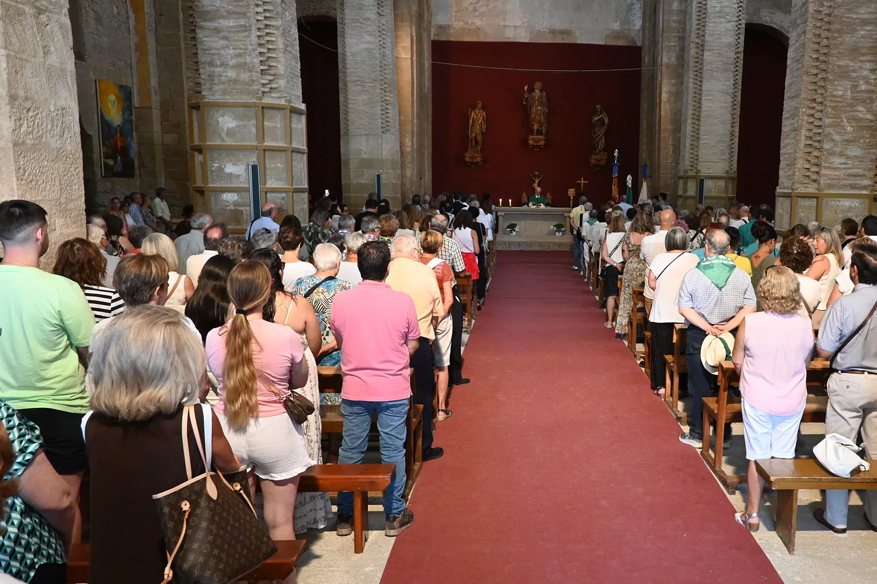 Homenaje a la Cuna de San Lorenzo en Loreto. Foto Carlos Jalle