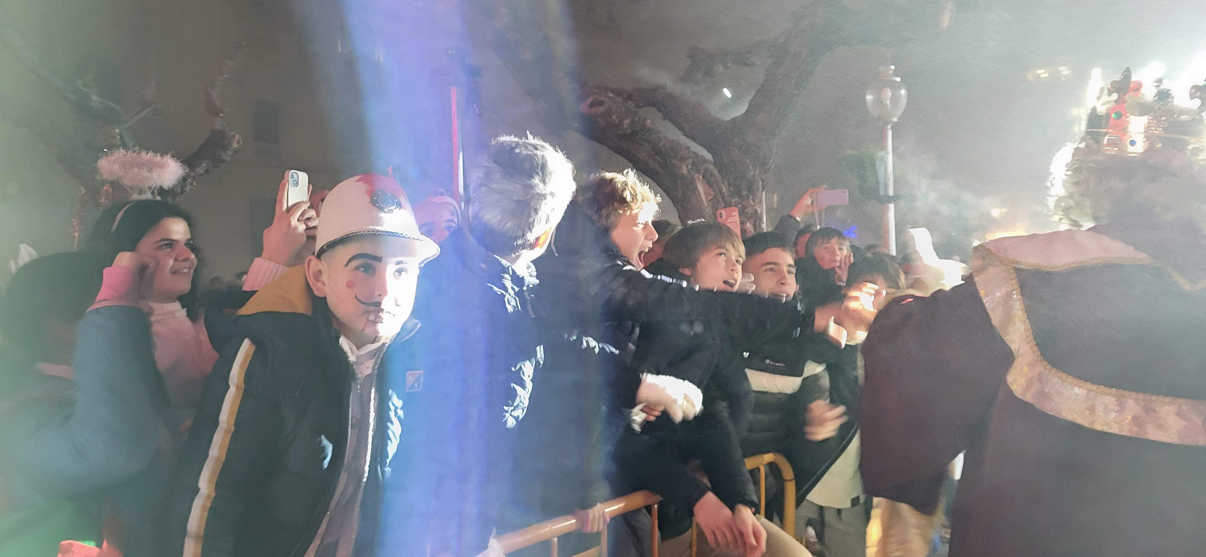 Cabalgata de los Reyes Magos de Oriente en Huesca. Foto Mercedes Manterola