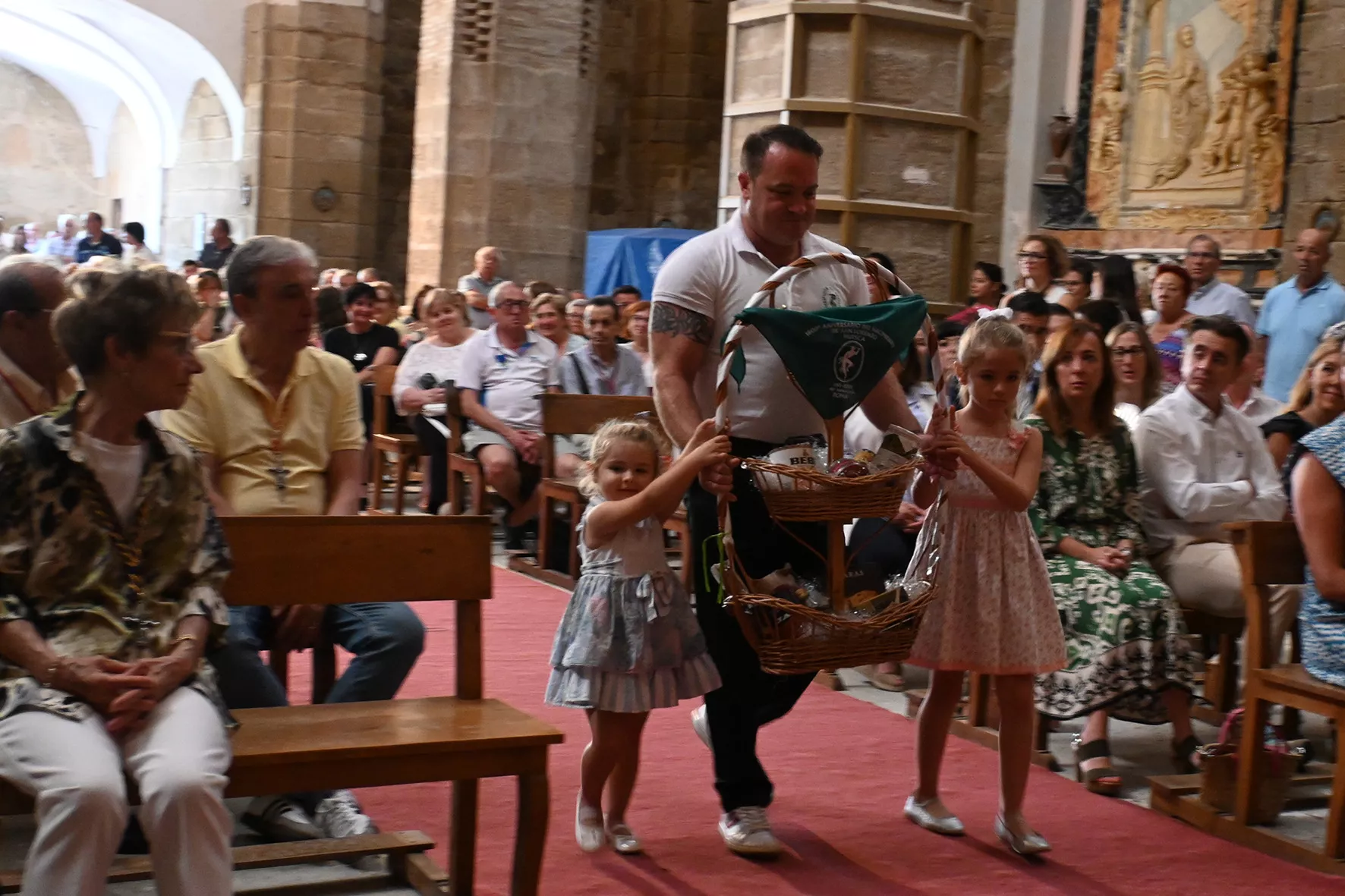 Homenaje a la Cuna de San Lorenzo en Loreto. Foto Carlos Jalle
