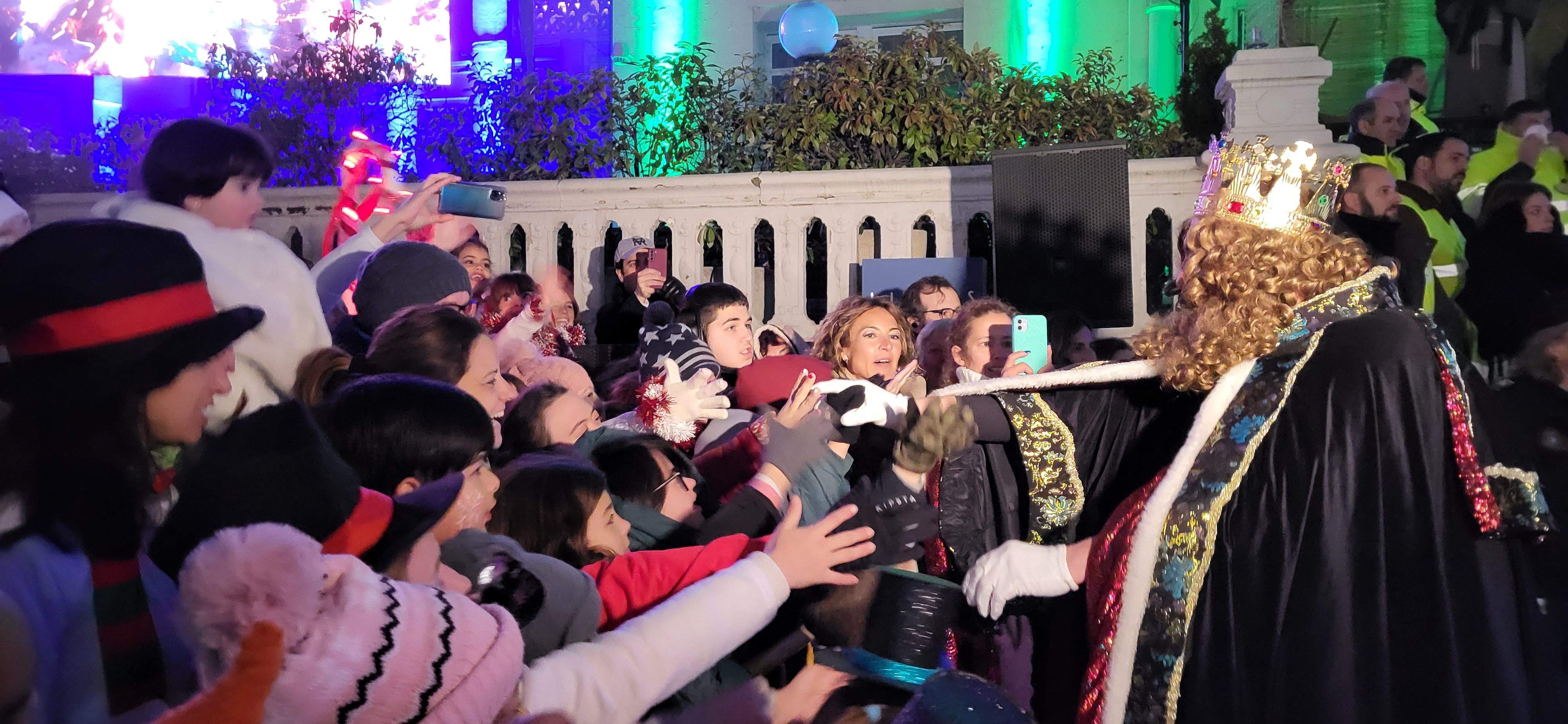 Cabalgata de los Reyes Magos de Oriente en Huesca. Foto Mercedes Manterola