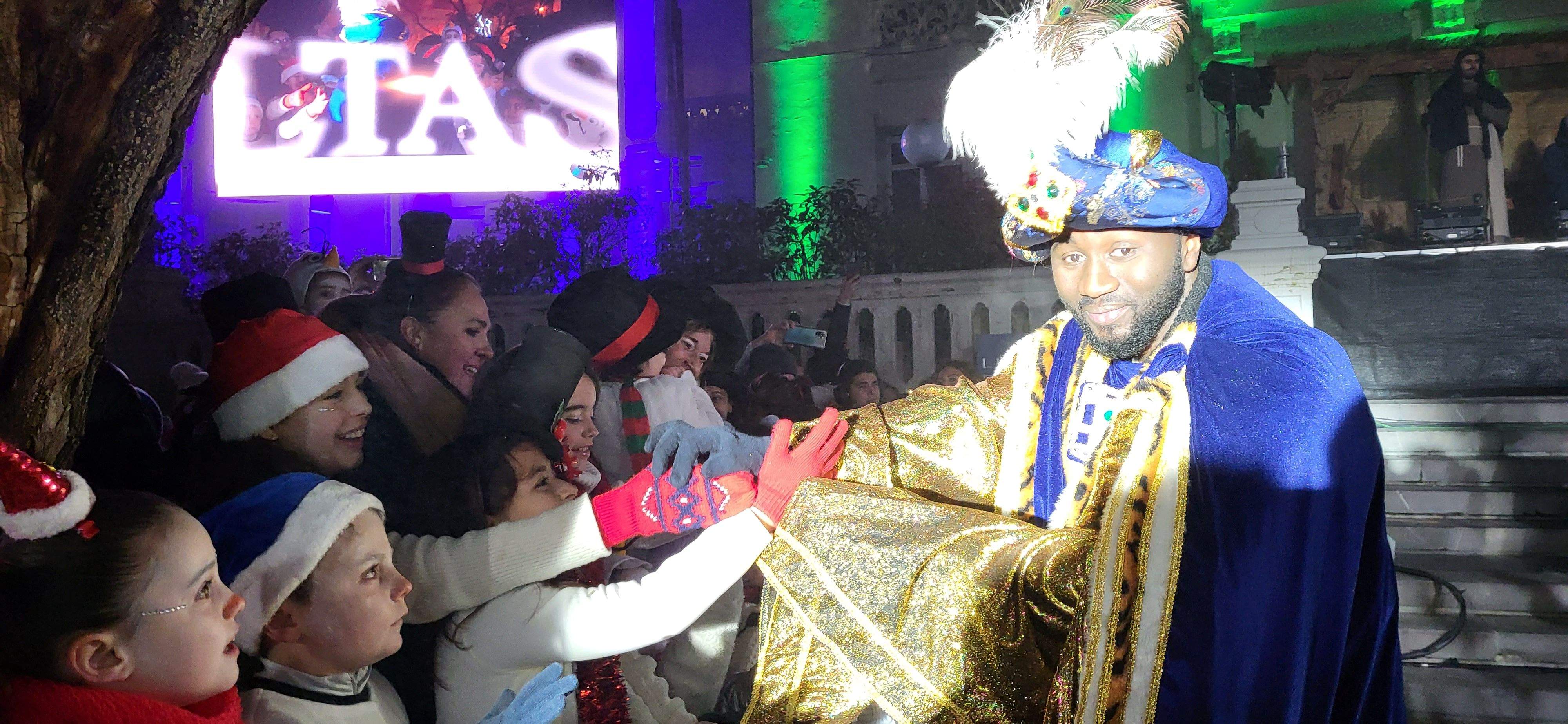 Cabalgata de los Reyes Magos de Oriente en Huesca. Foto Mercedes Manterola