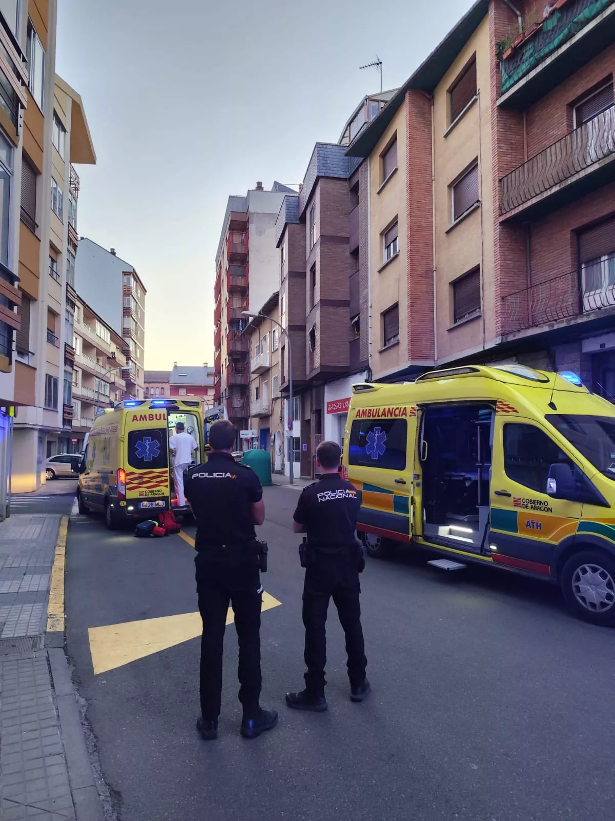 La Policía Nacional ha salvado la vida de un hombre en Jaca.