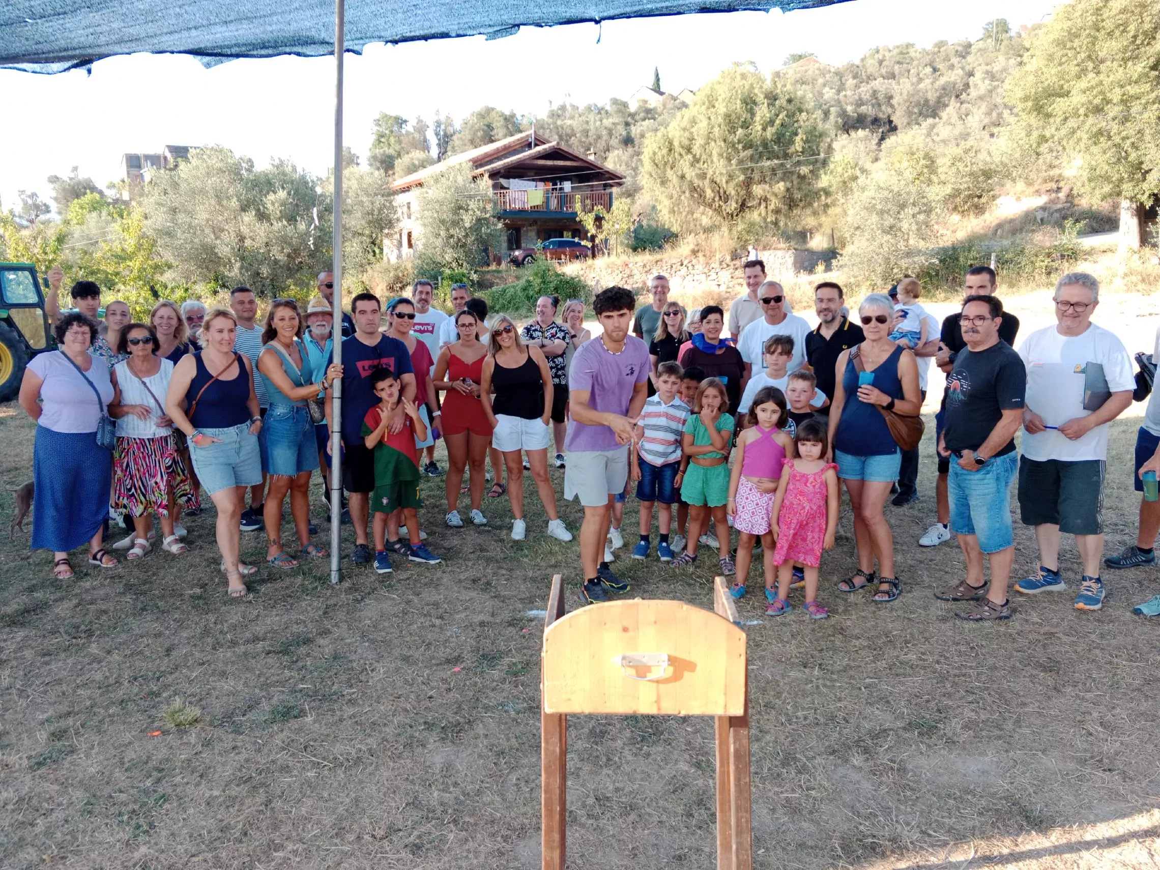 Juegos en Guaso, rana