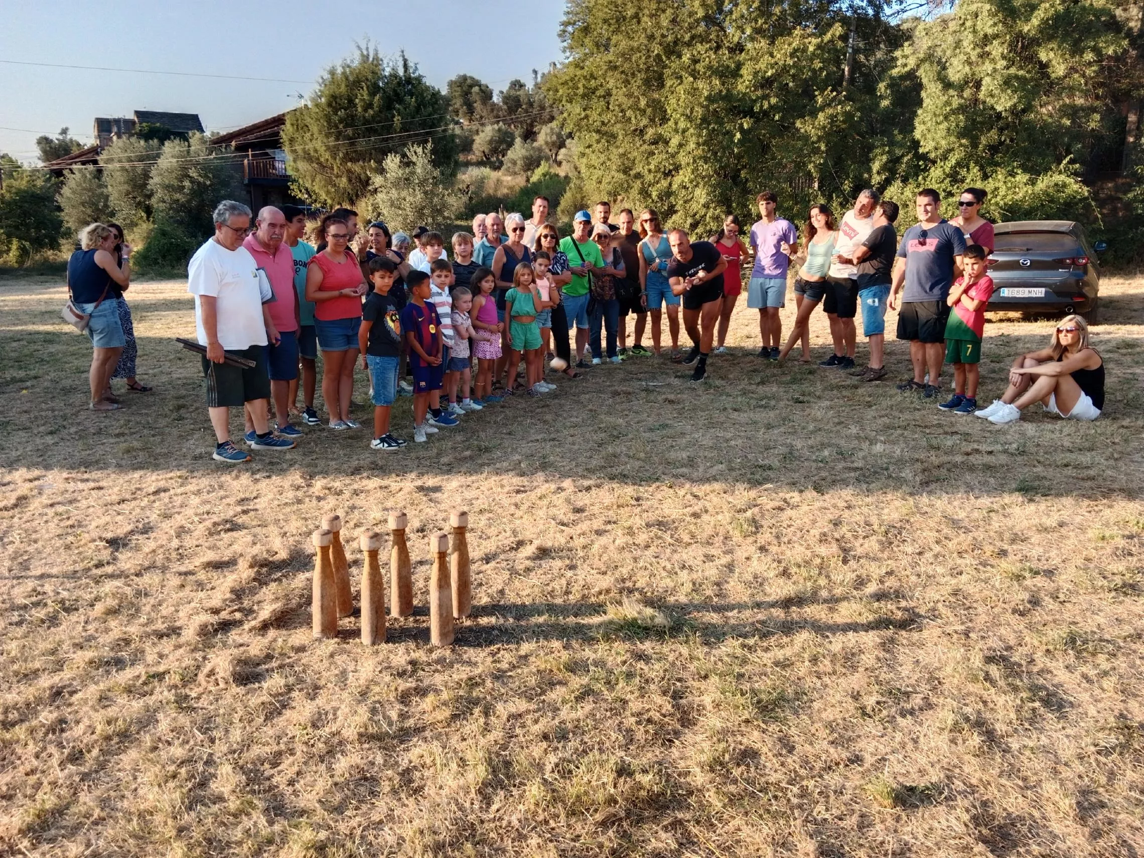 Juegos en Guaso, palistroc de Azanuy