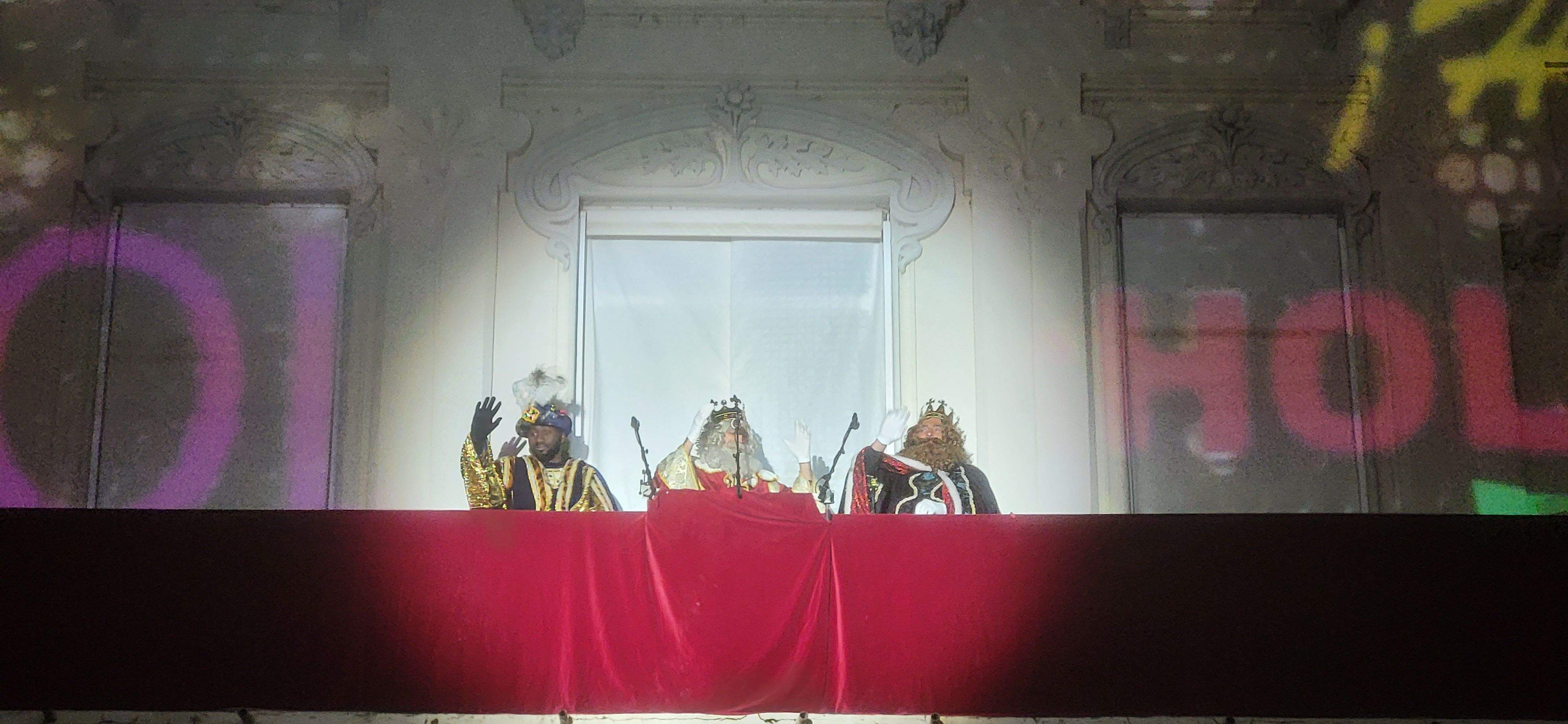 Cabalgata de los Reyes Magos de Oriente en Huesca. Foto Mercedes Manterola