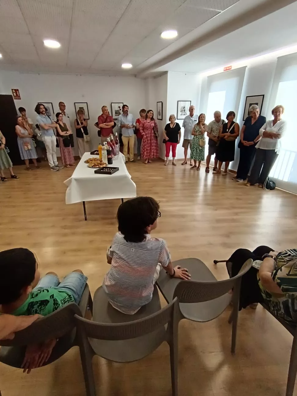 Inauguración de la exposición "Las mujeres de Años de vida" de Marta Borraz y Rachel P. Sierra.