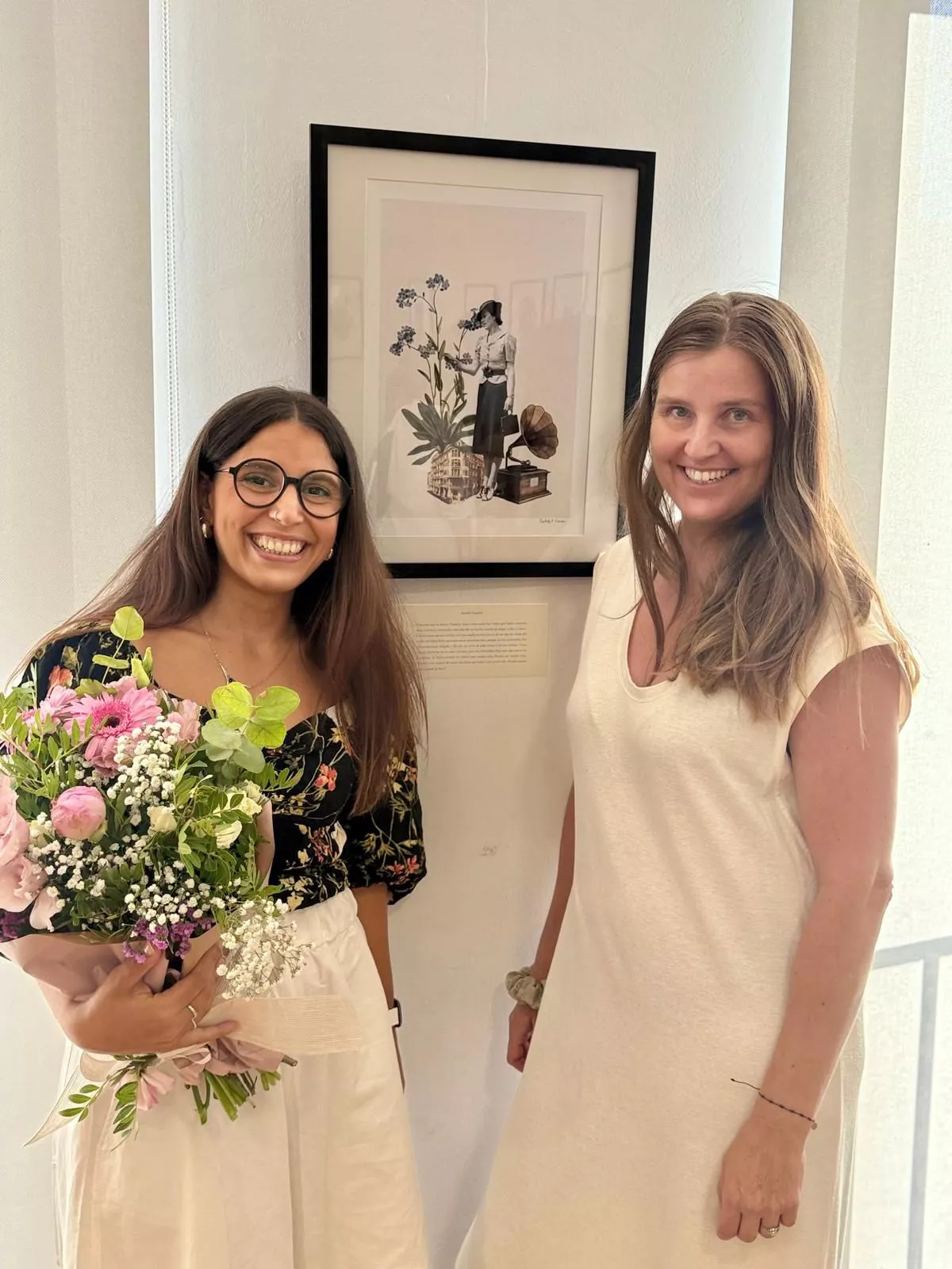 Inauguración de la exposición "Las mujeres de Años de vida" de Marta Borraz y Rachel P. Sierra.