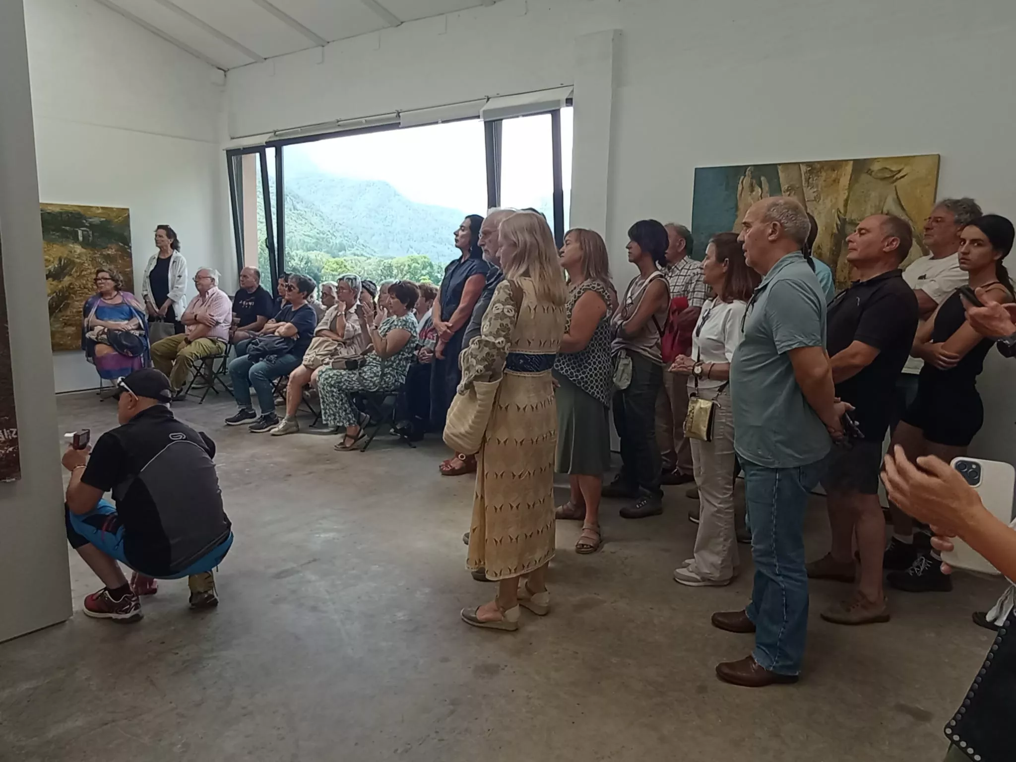 Inauguración de la exposición “Santiago Arranz-Ayer es Hoy” en las Maigualas.
