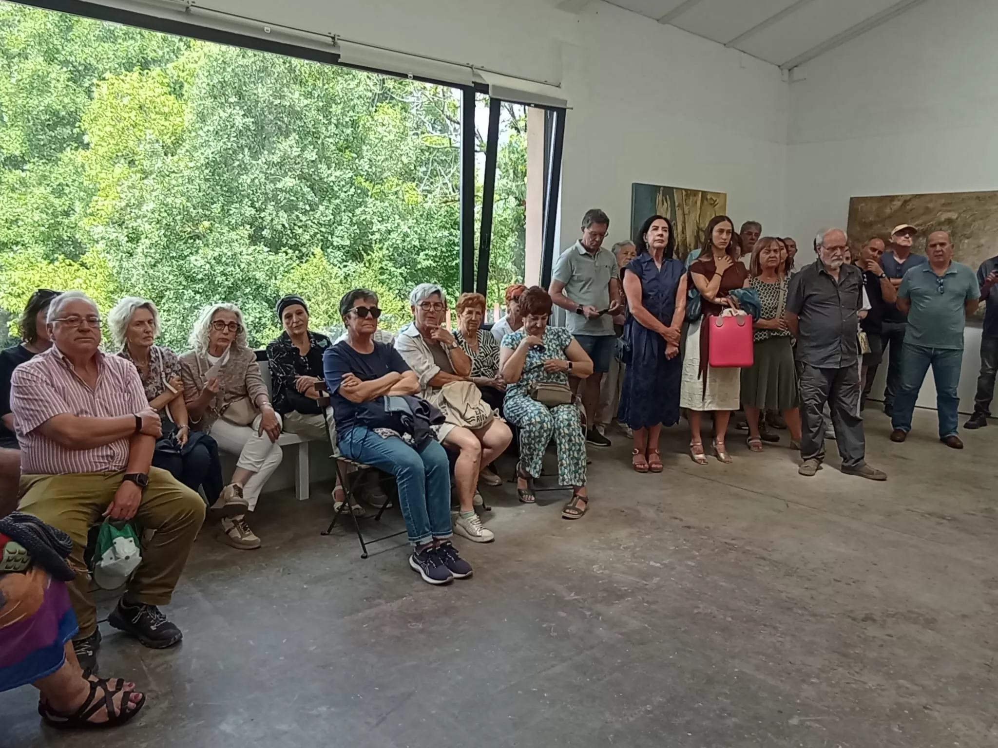 Inauguración de la exposición “Santiago Arranz-Ayer es Hoy” en las Maigualas.