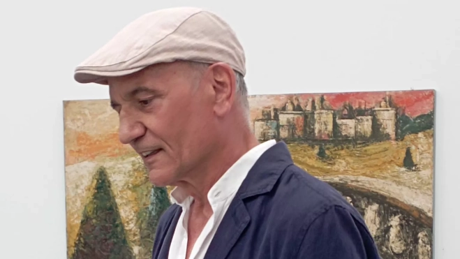 Inauguración de la exposición “Santiago Arranz-Ayer es Hoy” en las Maigualas.