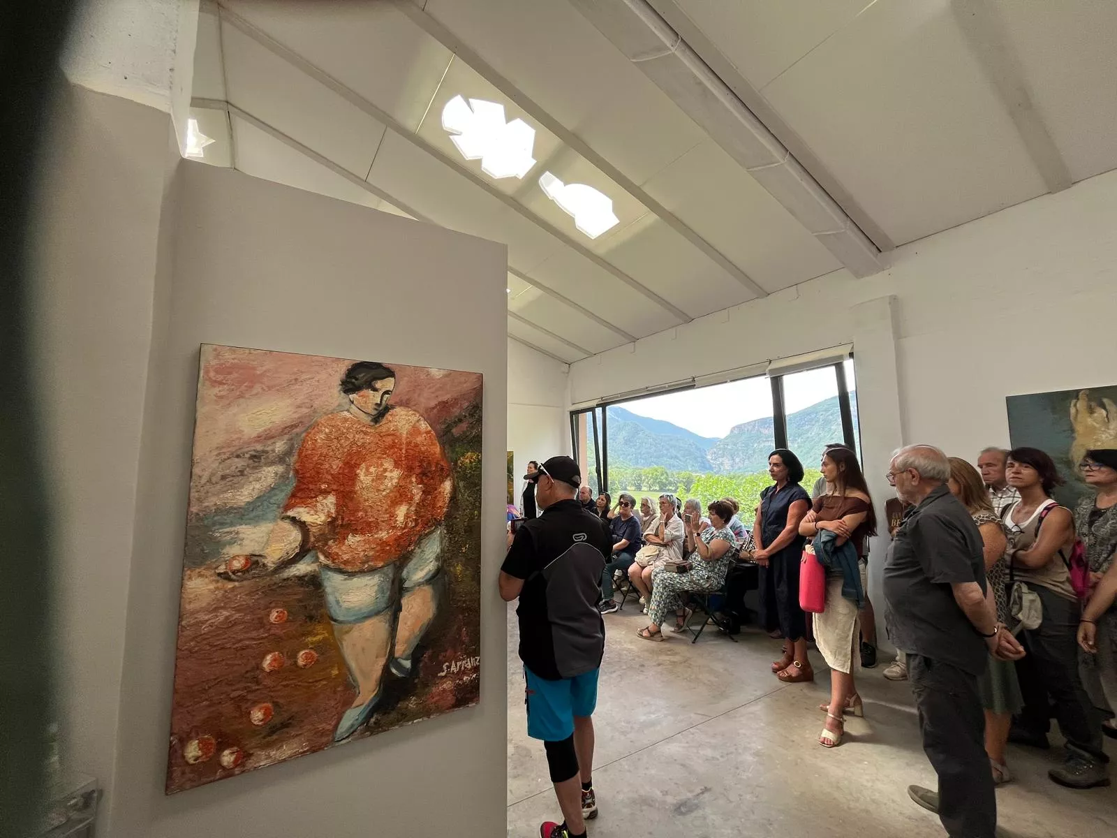 Inauguración de la exposición “Santiago Arranz-Ayer es Hoy” en las Maigualas.