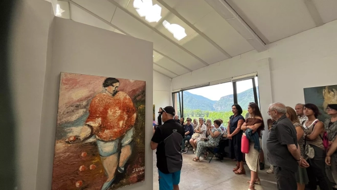 Inauguración de la exposición “Santiago Arranz-Ayer es Hoy” en las Maigualas.